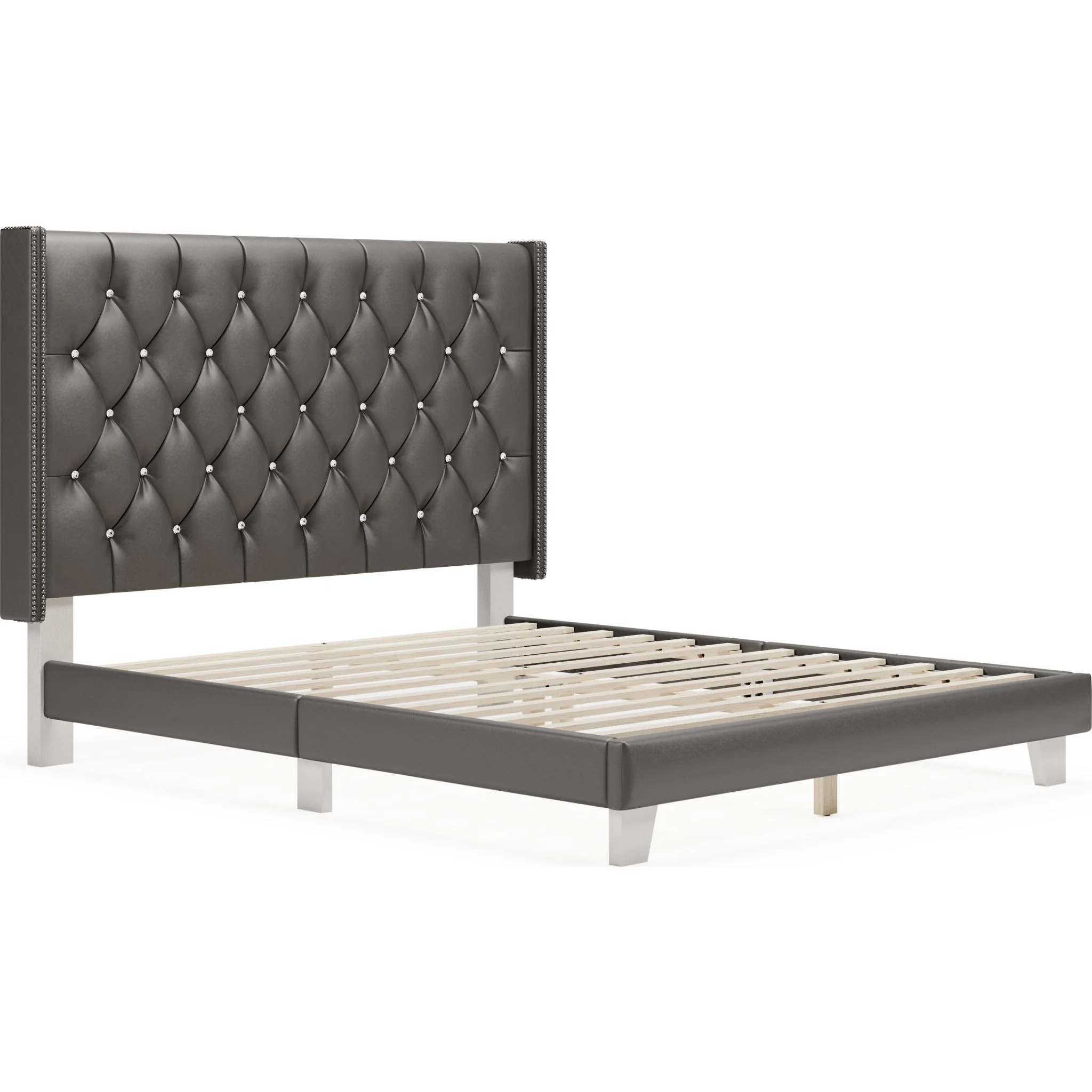 Vintasso Upholstered Queen Bed - Image 3