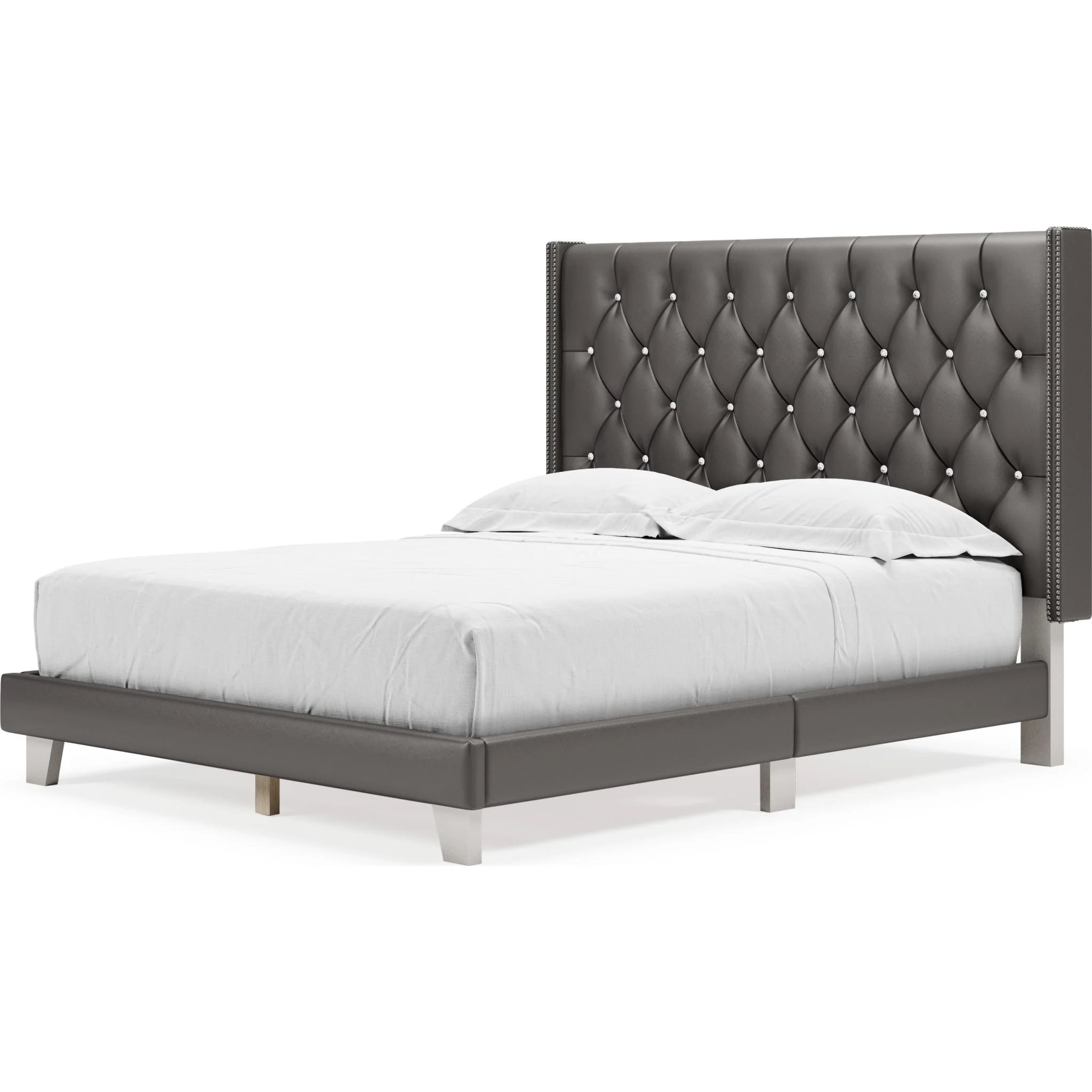 Vintasso Upholstered Queen Bed - Image 4