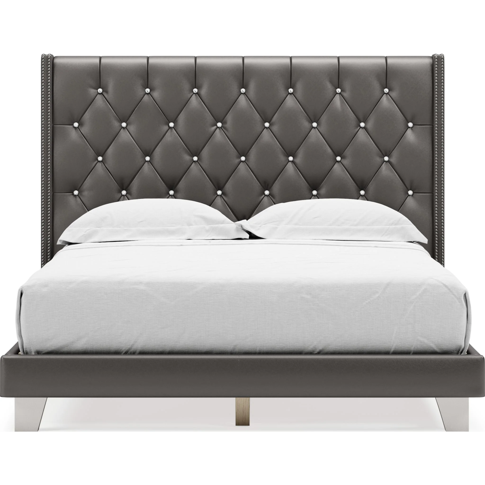 Vintasso Upholstered Queen Bed - Image 5