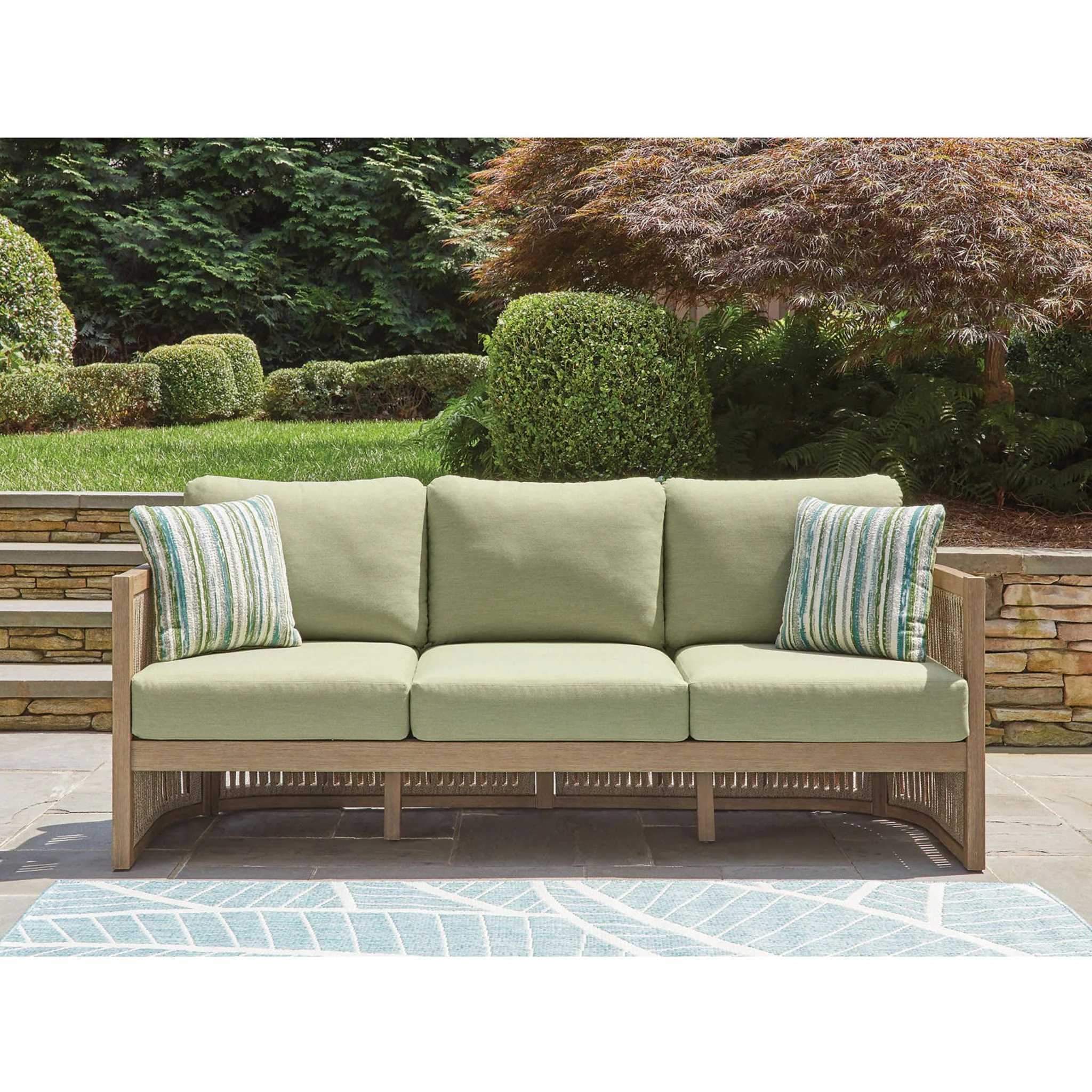 Vision Lane Outdoor Sofa with Cushion - Image 2