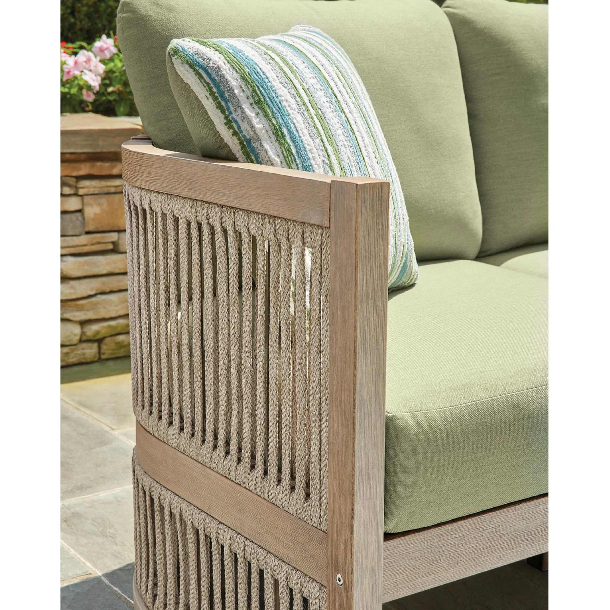 Vision Lane Outdoor Sofa with Cushion - Image 5