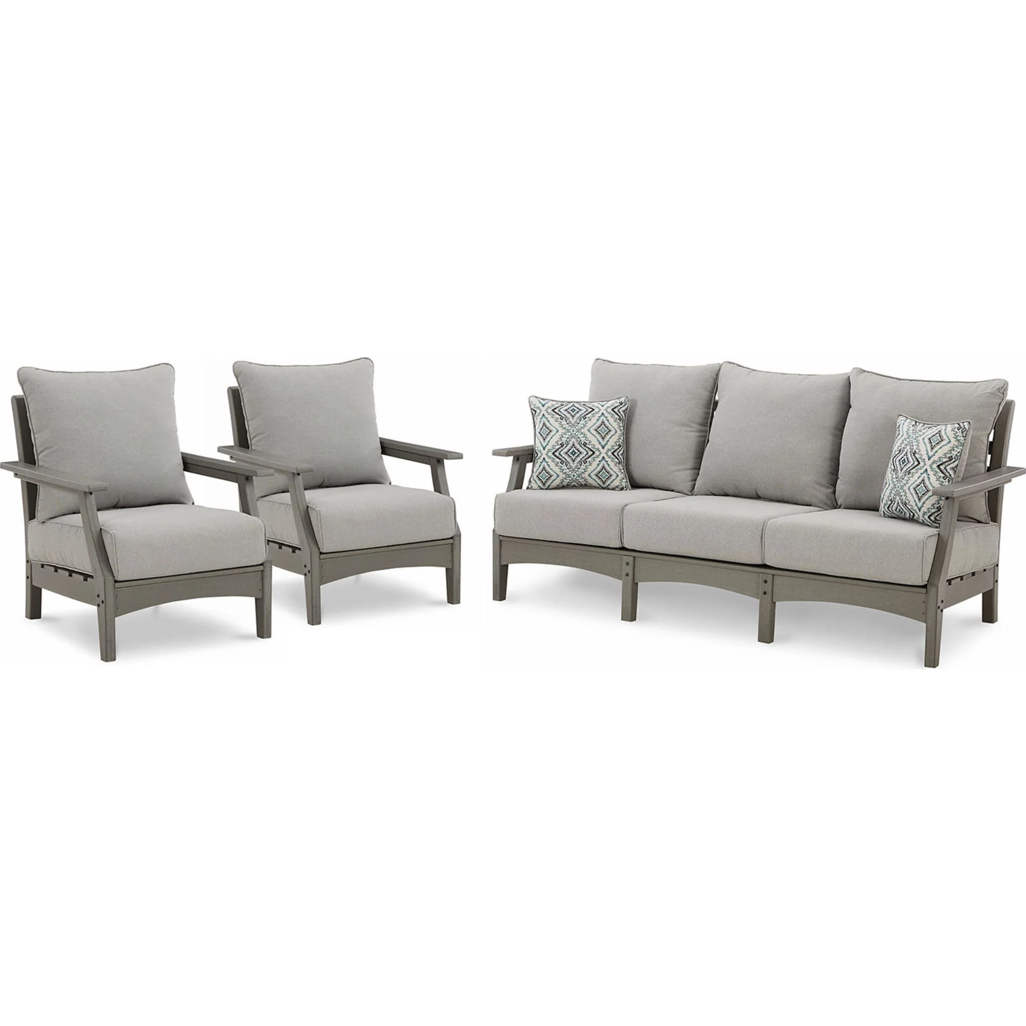 Visola 3 Piece Outdoor Seating - Image 2