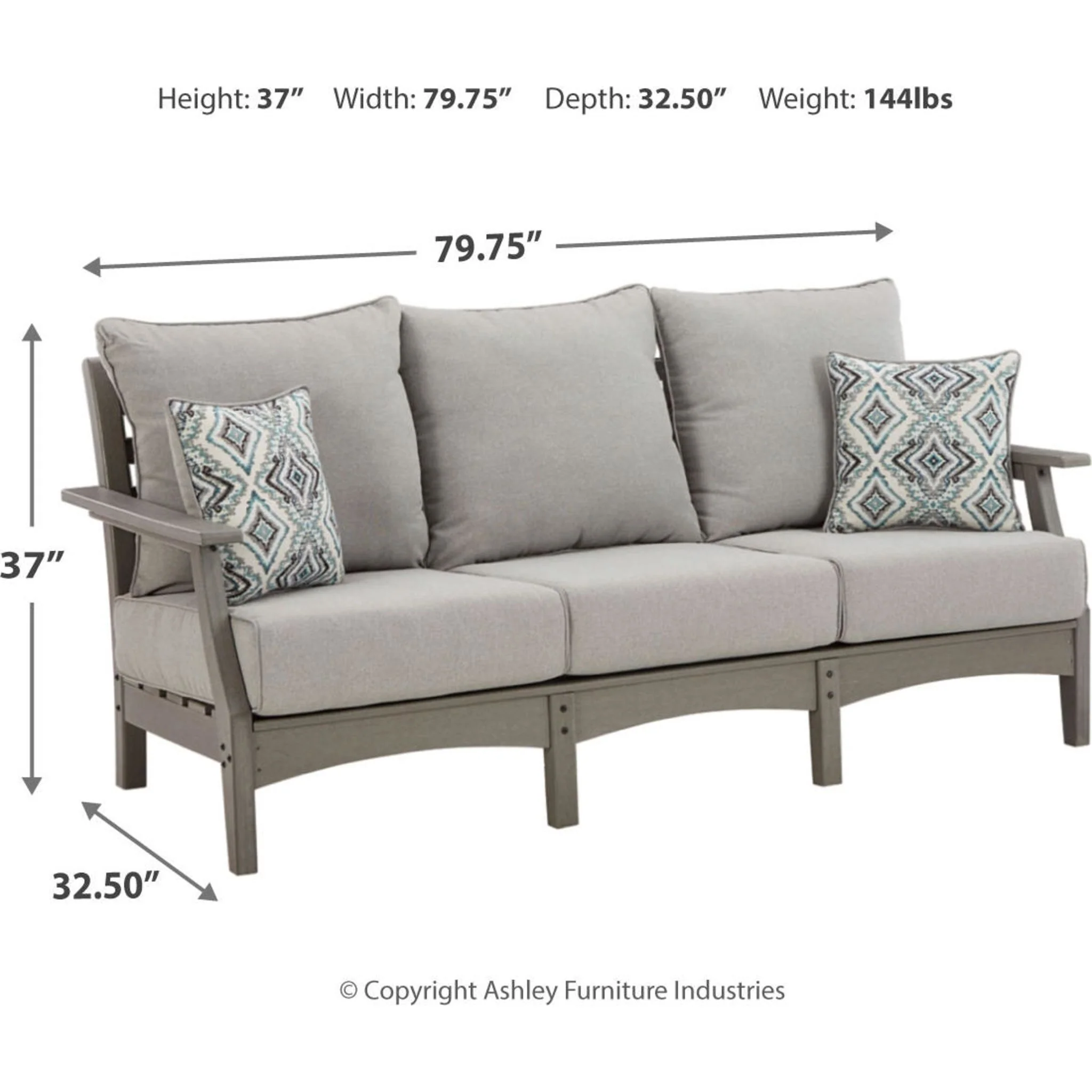 Visola 3 Piece Outdoor Seating - Image 7