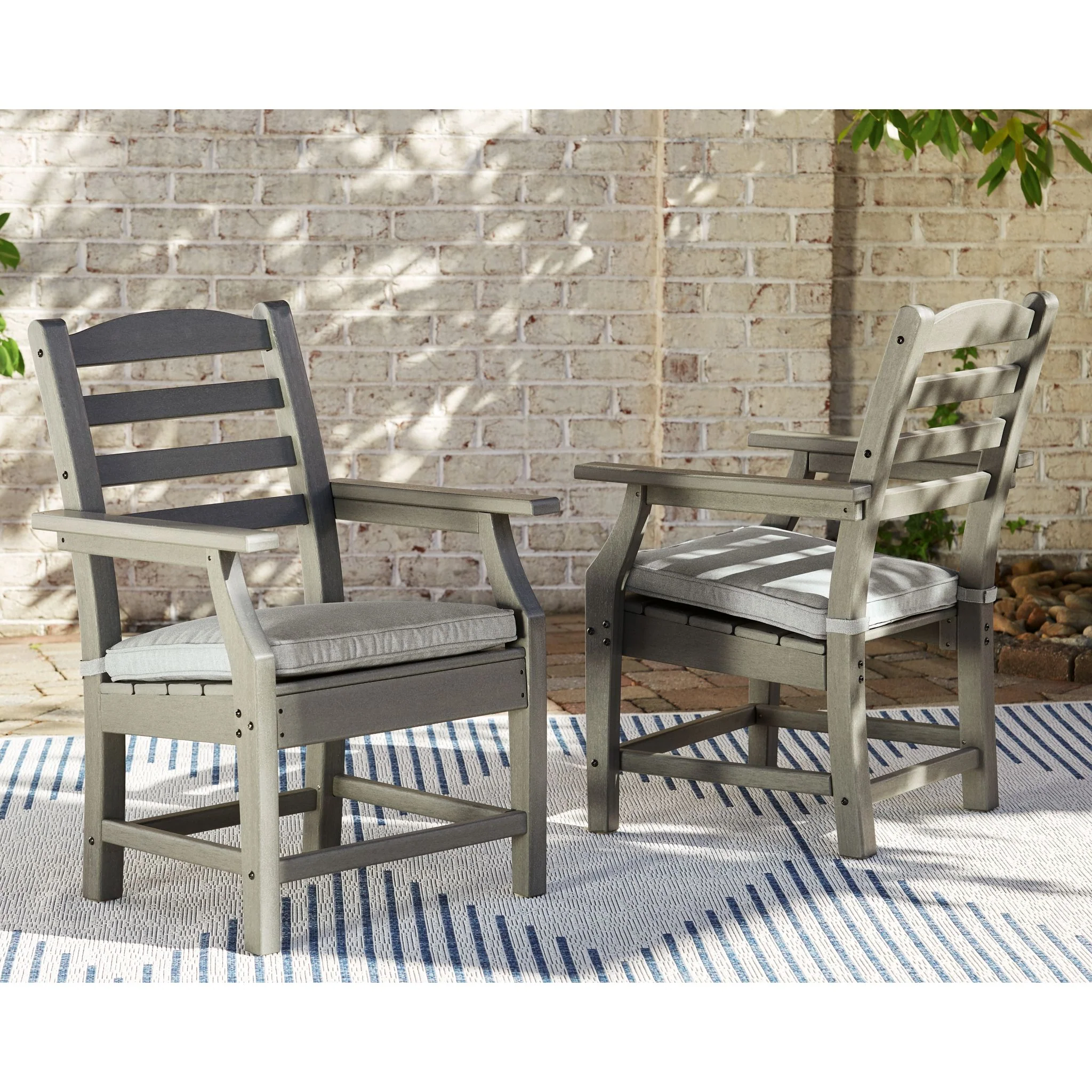 Visola Outdoor Arm Chair with Cushion (set of 2) - Image 2