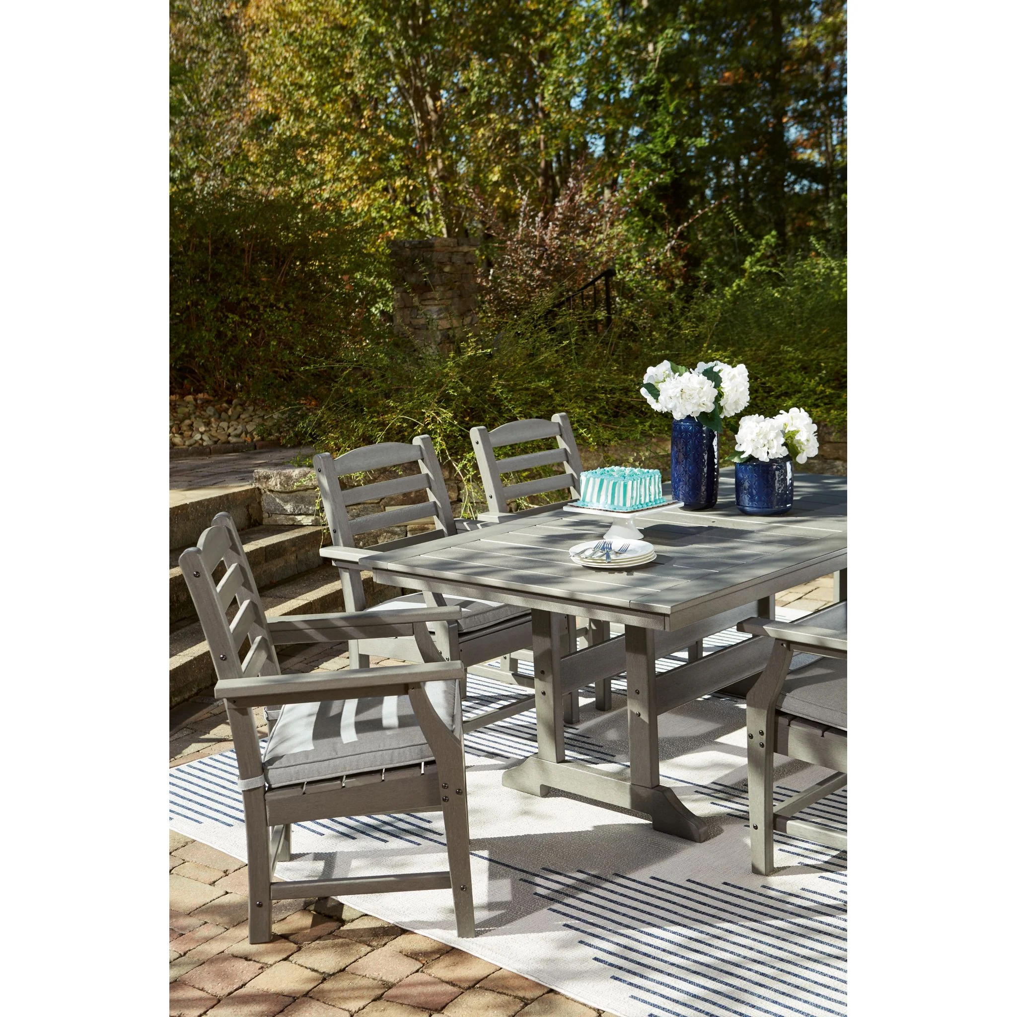 Visola Outdoor Rectangle Dining Table - Image 2