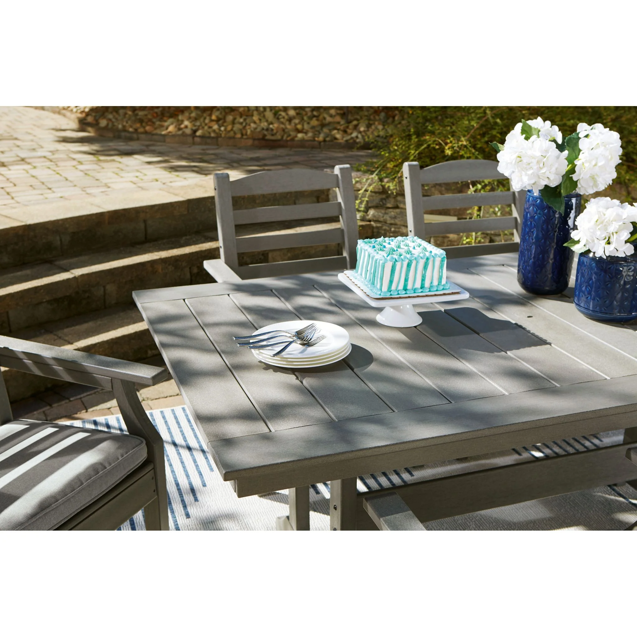 Visola Outdoor Rectangle Dining Table - Image 5