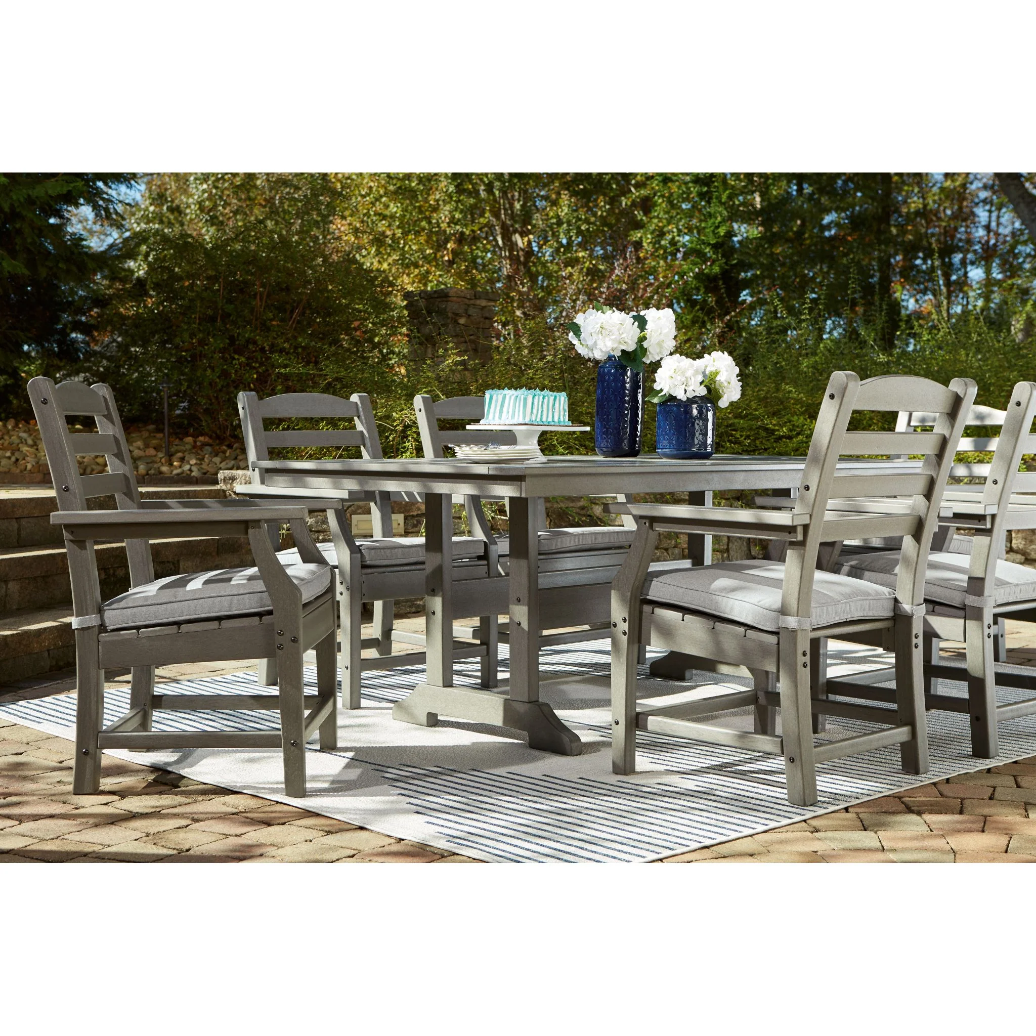 Visola Outdoor Rectangle Dining Table - Image 6