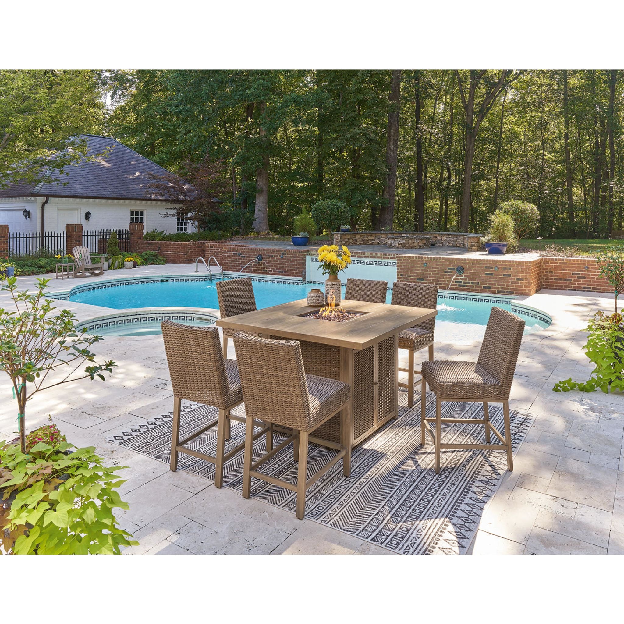 Walton Bridge Outdoor Bar Set - Image 14