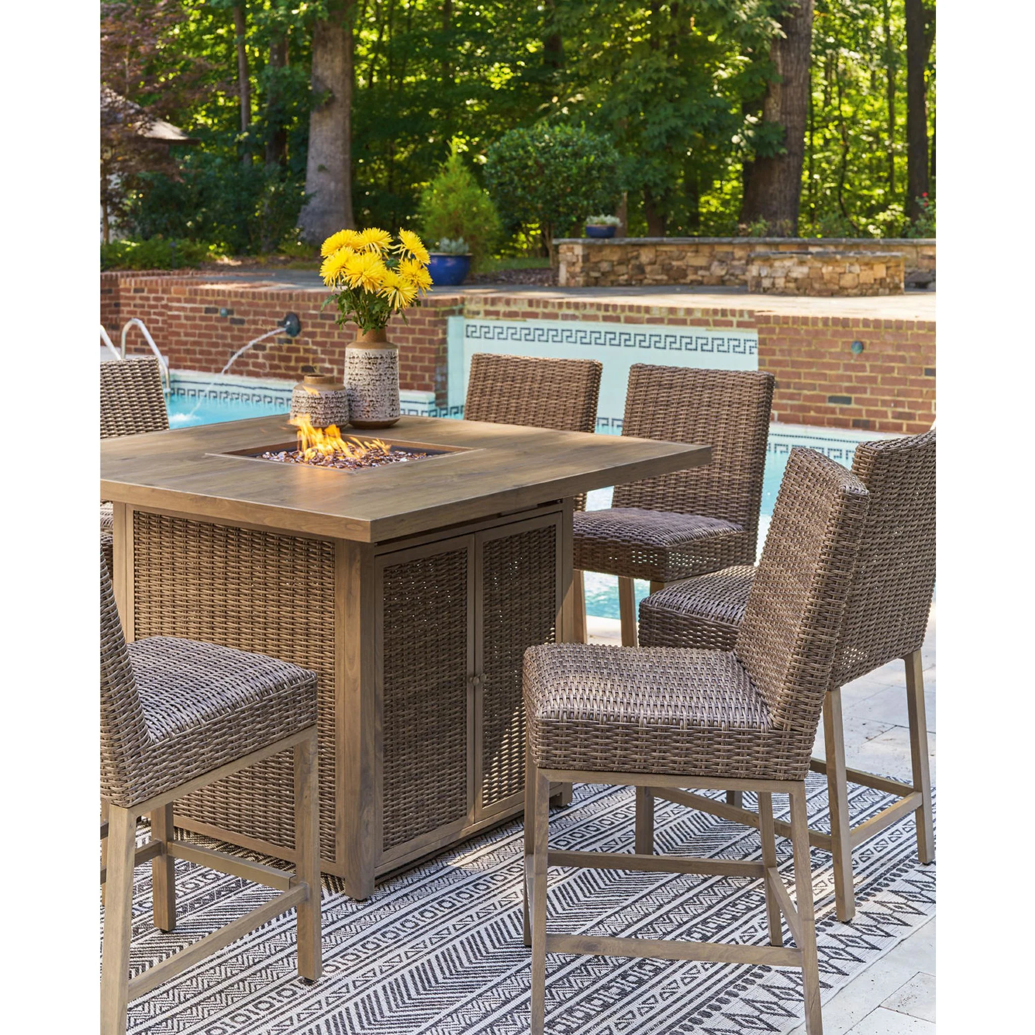 Walton Bridge Outdoor Bar Set - Image 16