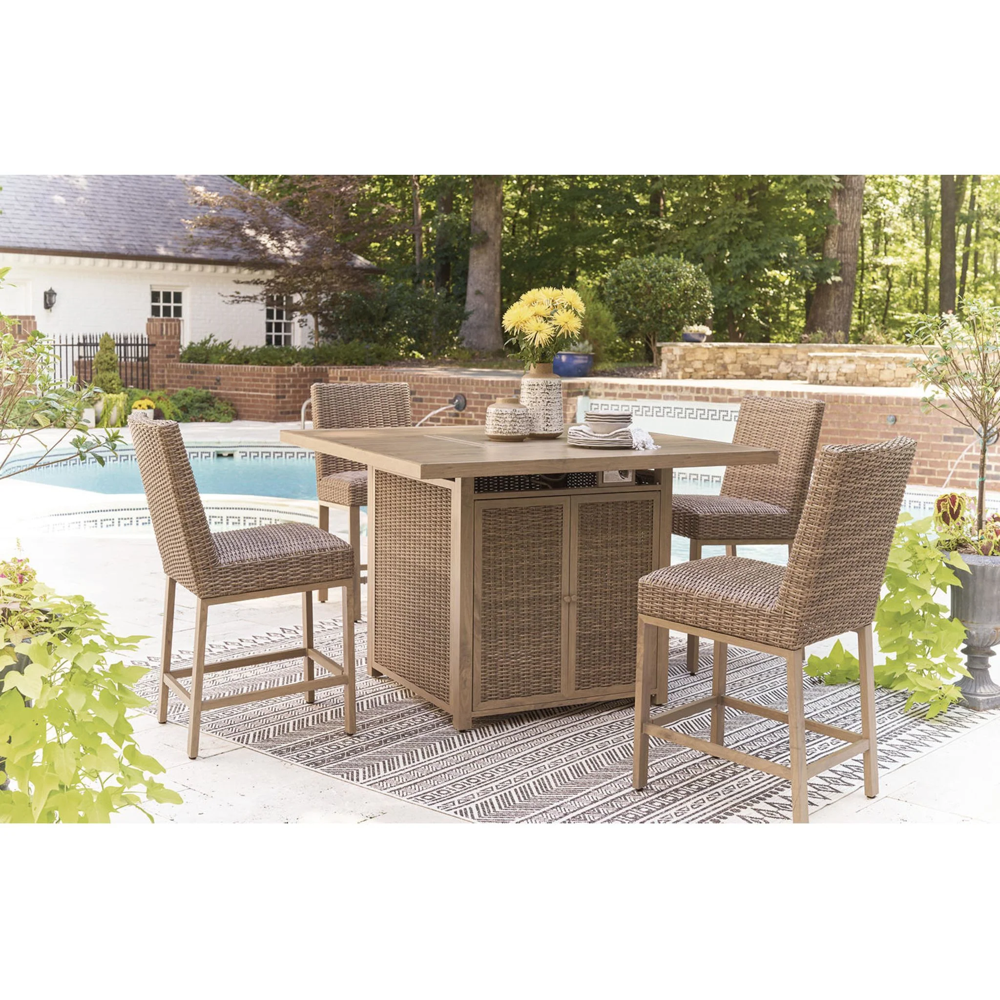 Walton Bridge Outdoor Bar Set - Image 9