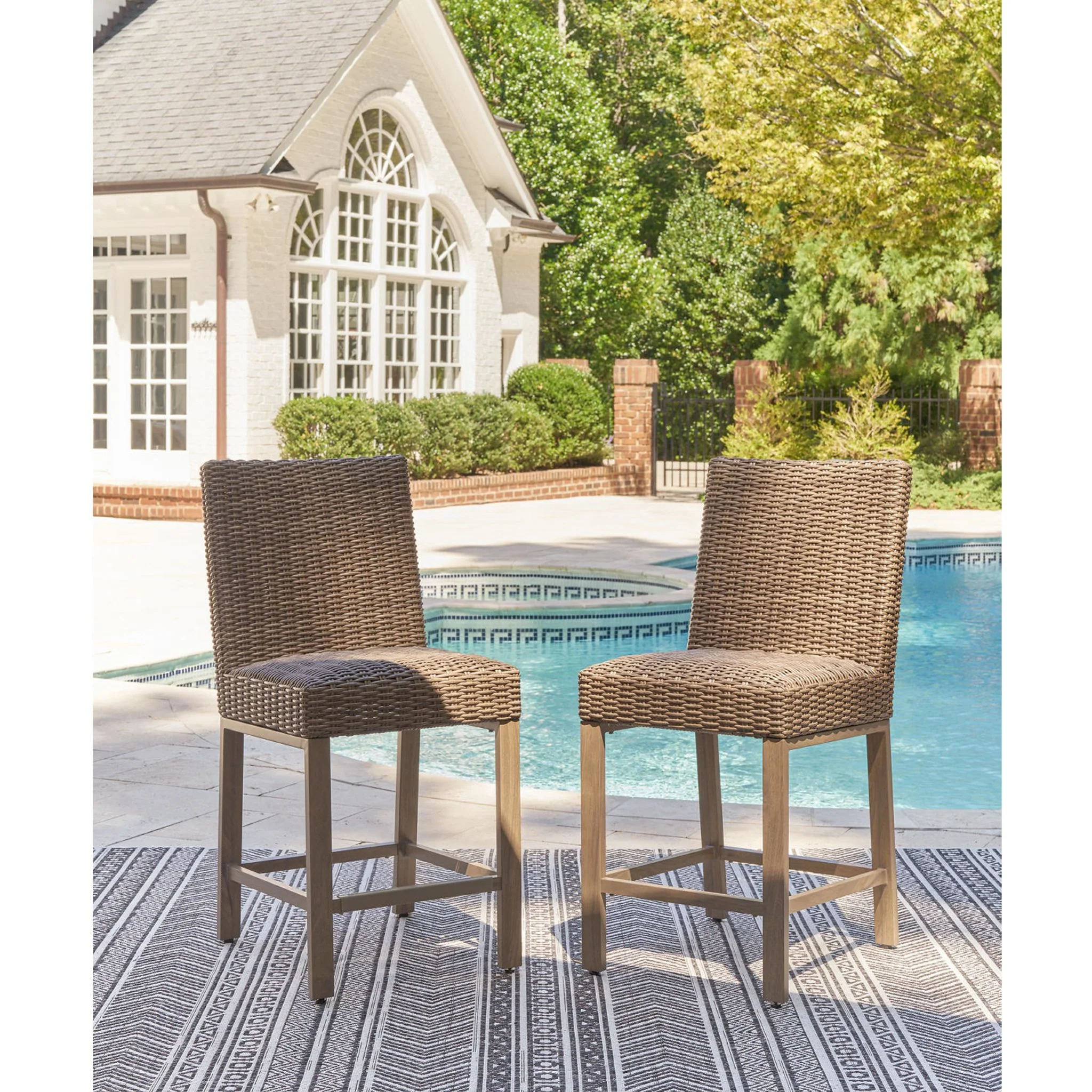 Walton Bridge Outdoor Barstool (set of 2) - Image 9