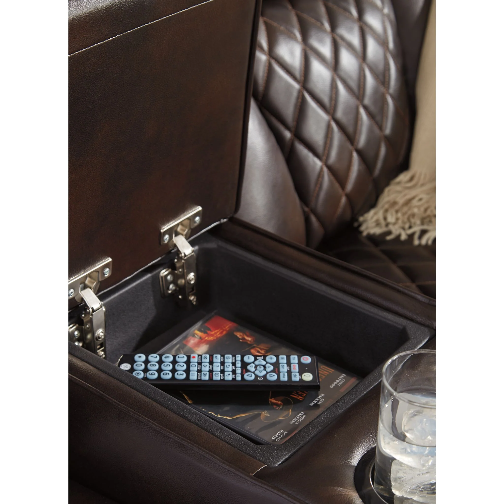 Warnerton Power Reclining Loveseat with Console and Adj Head - Image 9