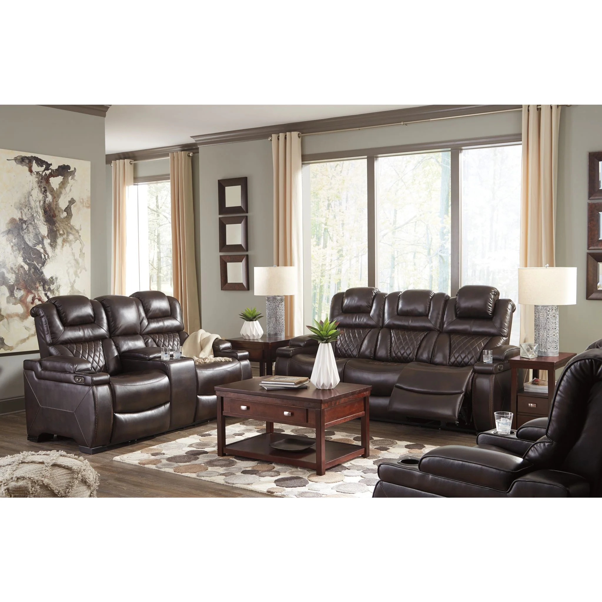 Warnerton Power Reclining Sofa with Adjustable Headrest - Image 10