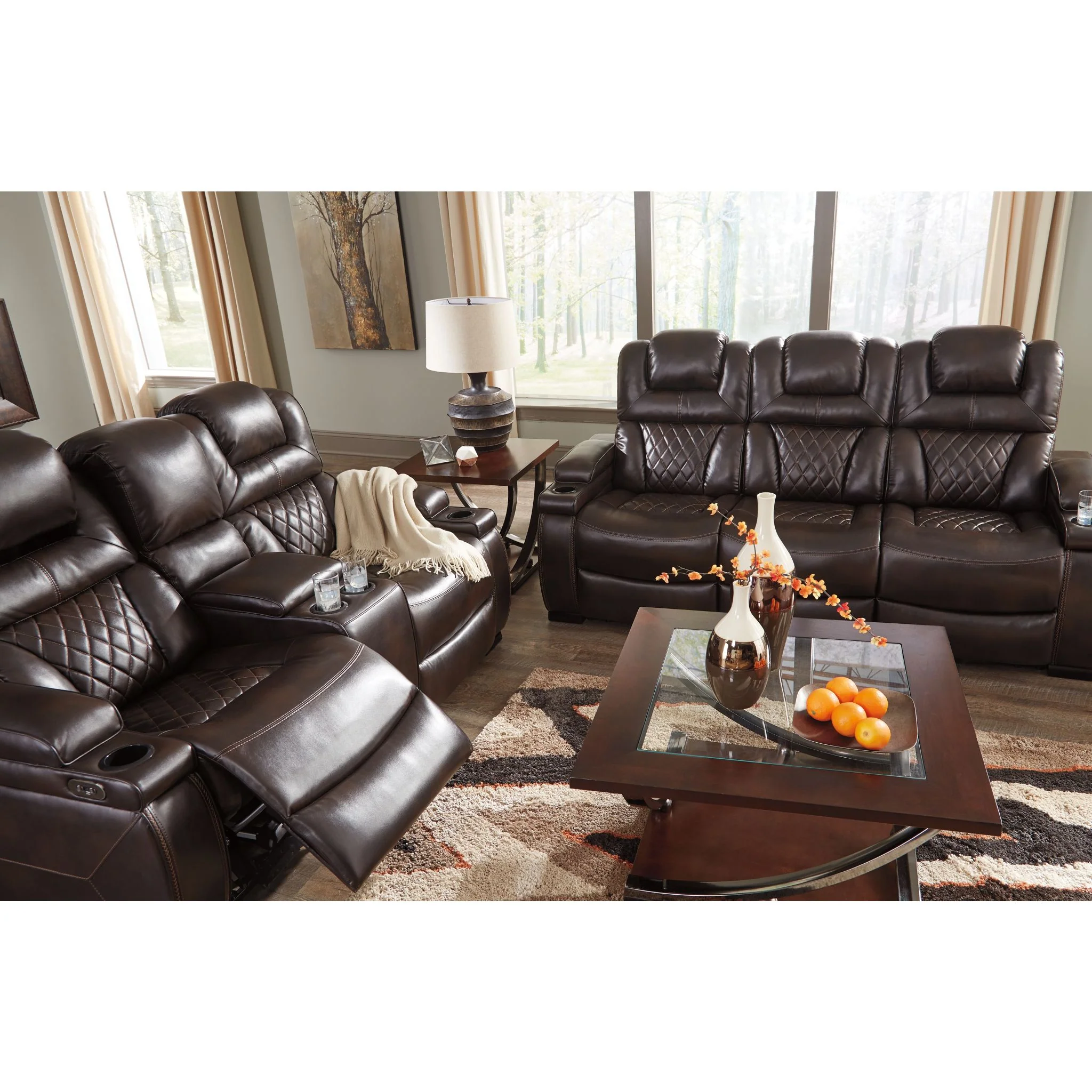 Warnerton Power Reclining Sofa with Adjustable Headrest - Image 12