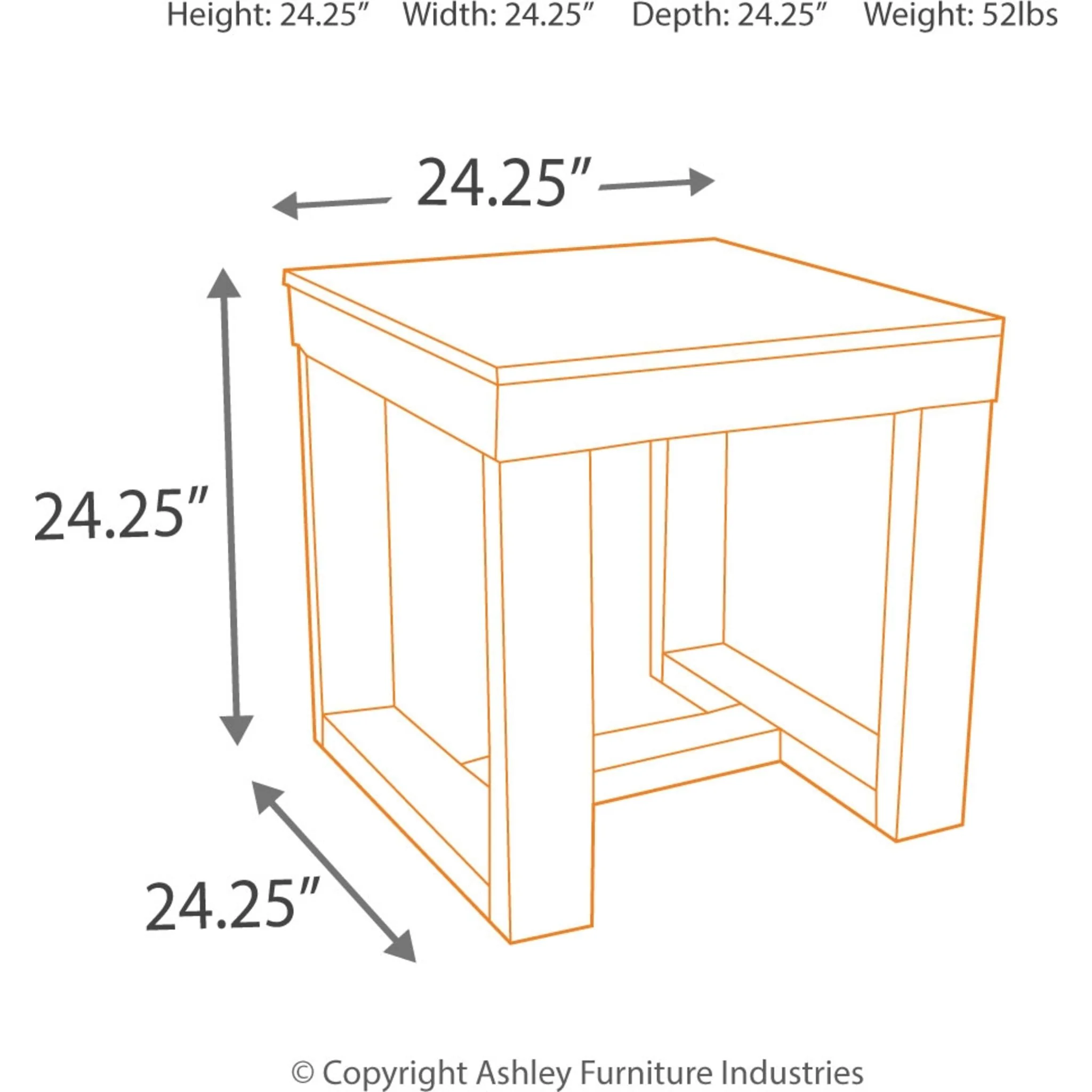 Watson Square End Table - Image 7