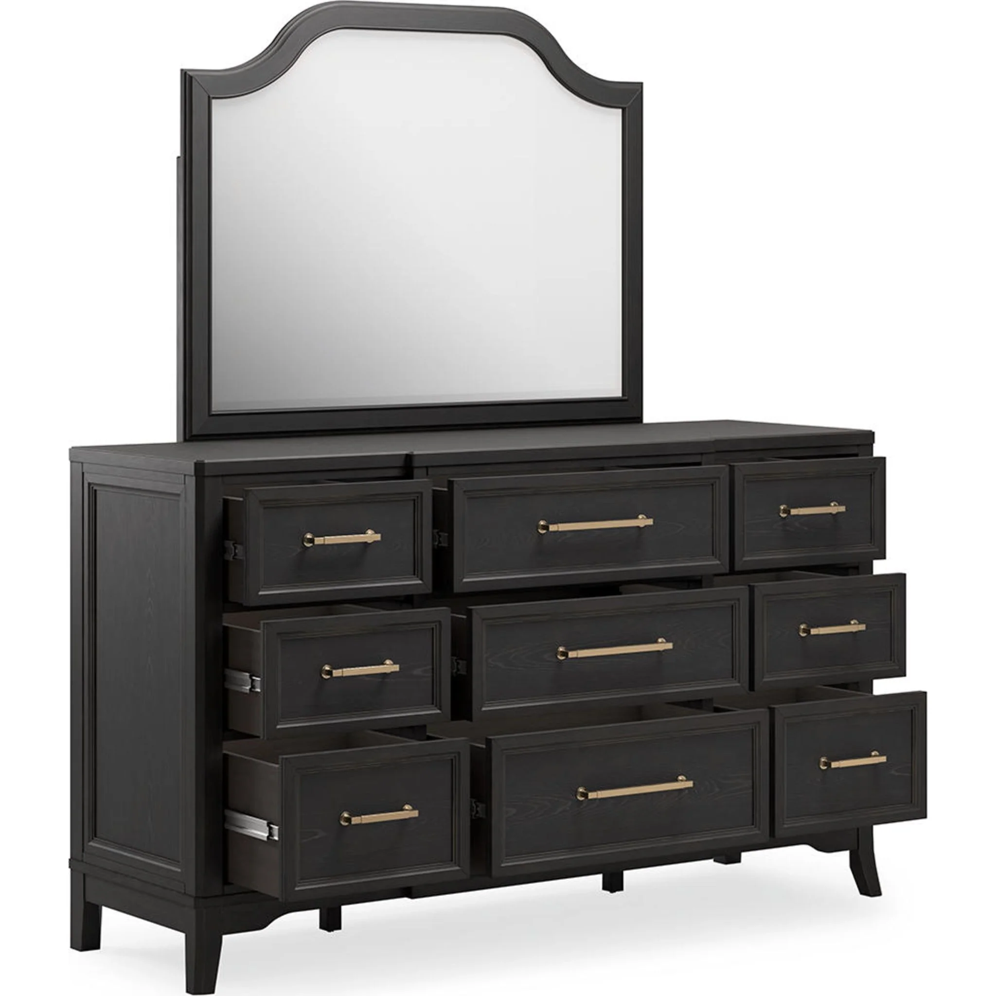 Welltern-Exclusive 5 Piece King Panel Bedroom - Image 28