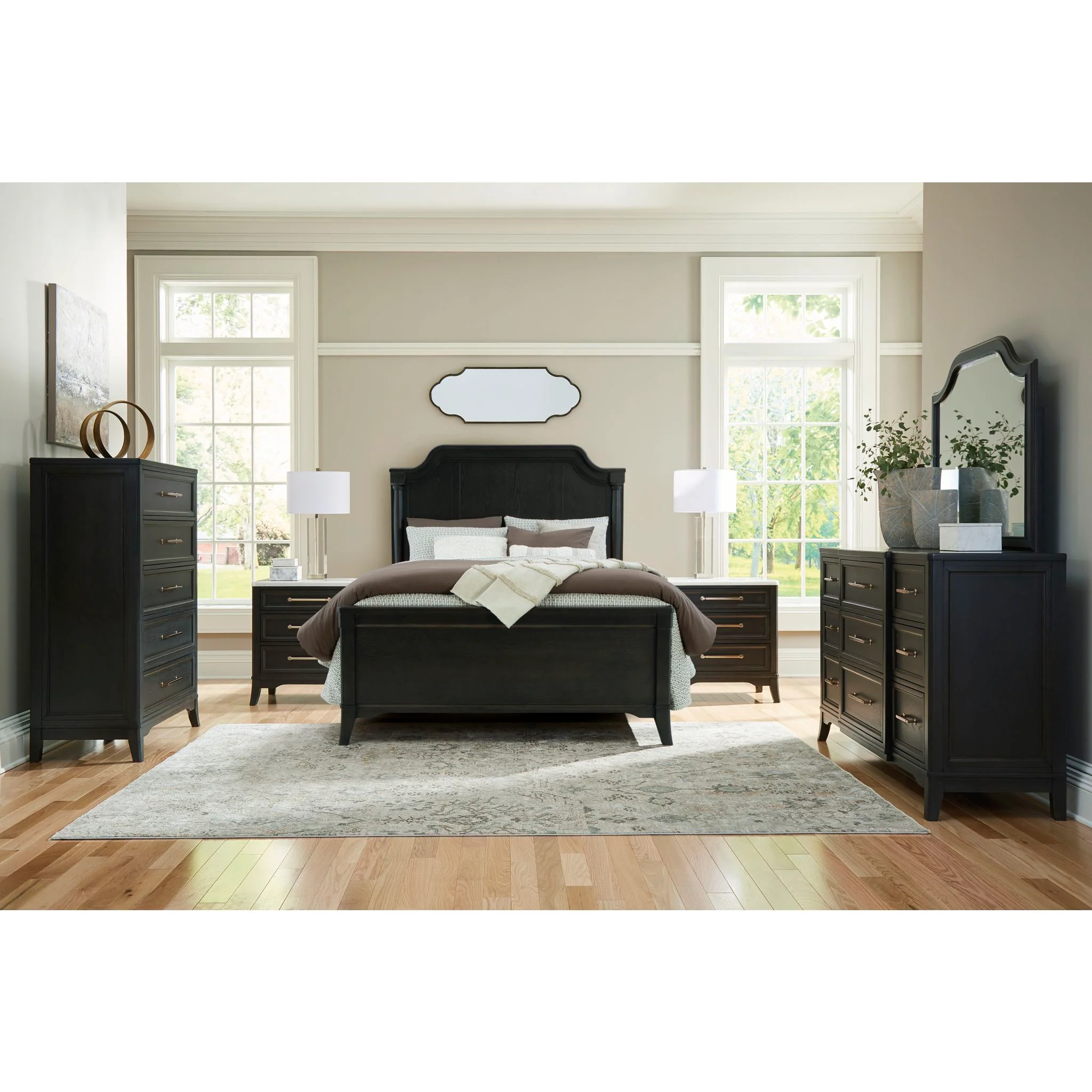 Welltern-Exclusive 5 Piece Queen Panel Bedroom - Image 12