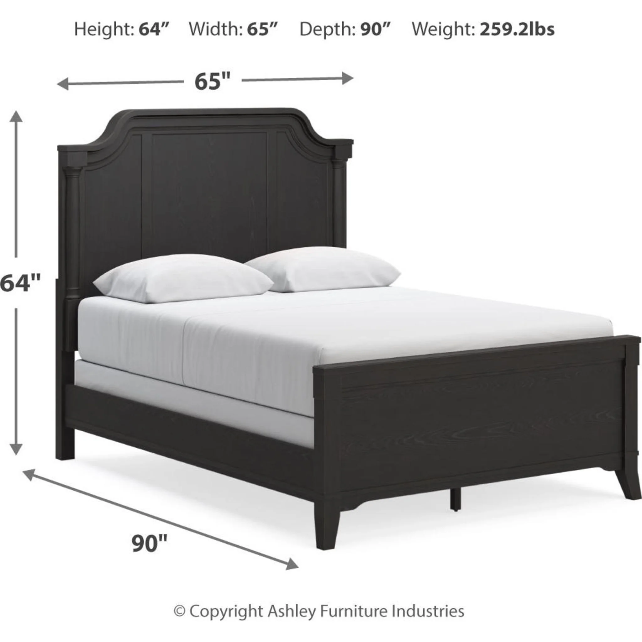 Welltern-Exclusive 5 Piece Queen Panel Bedroom - Image 15