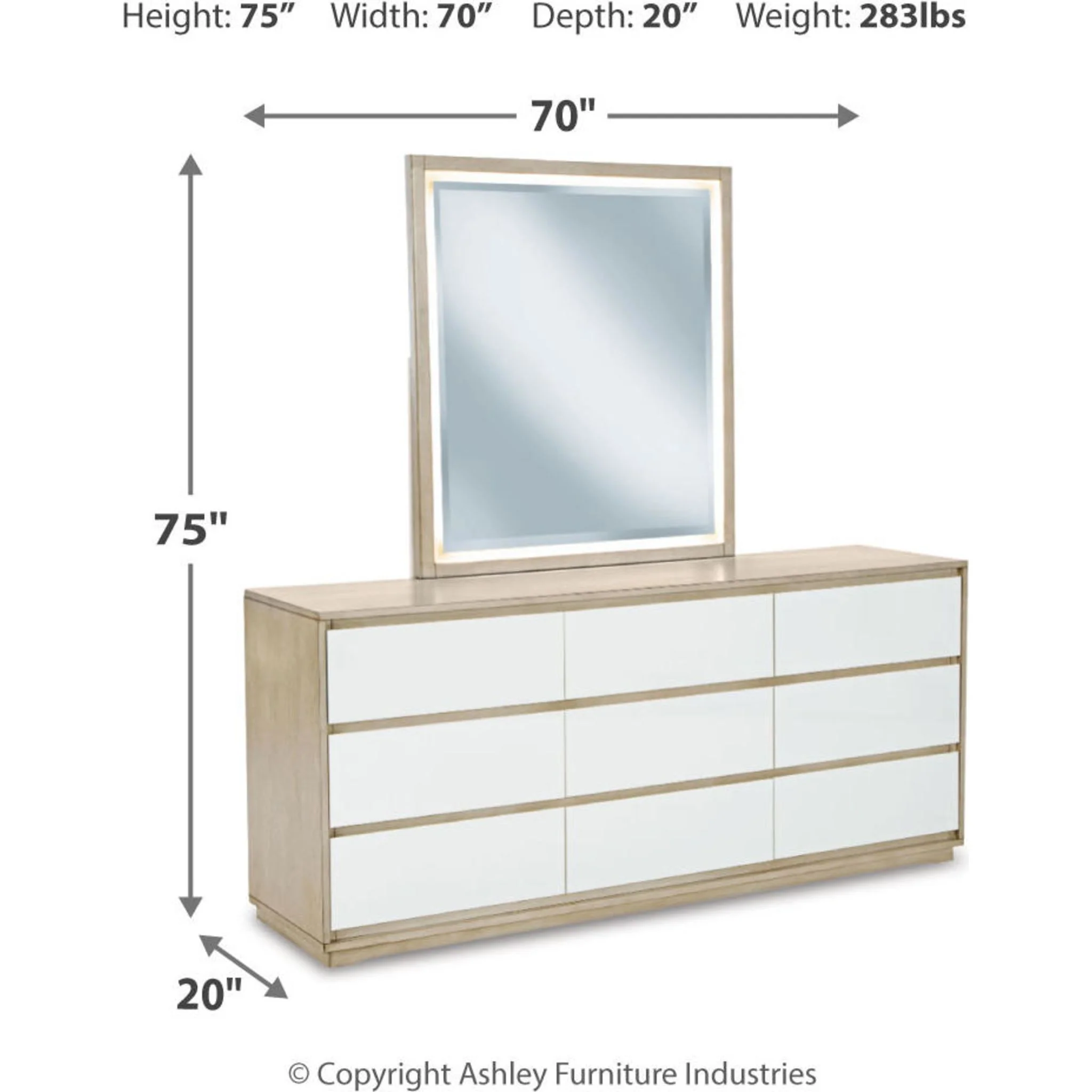 Wendora 5 Piece King Panel Bedroom - Image 4