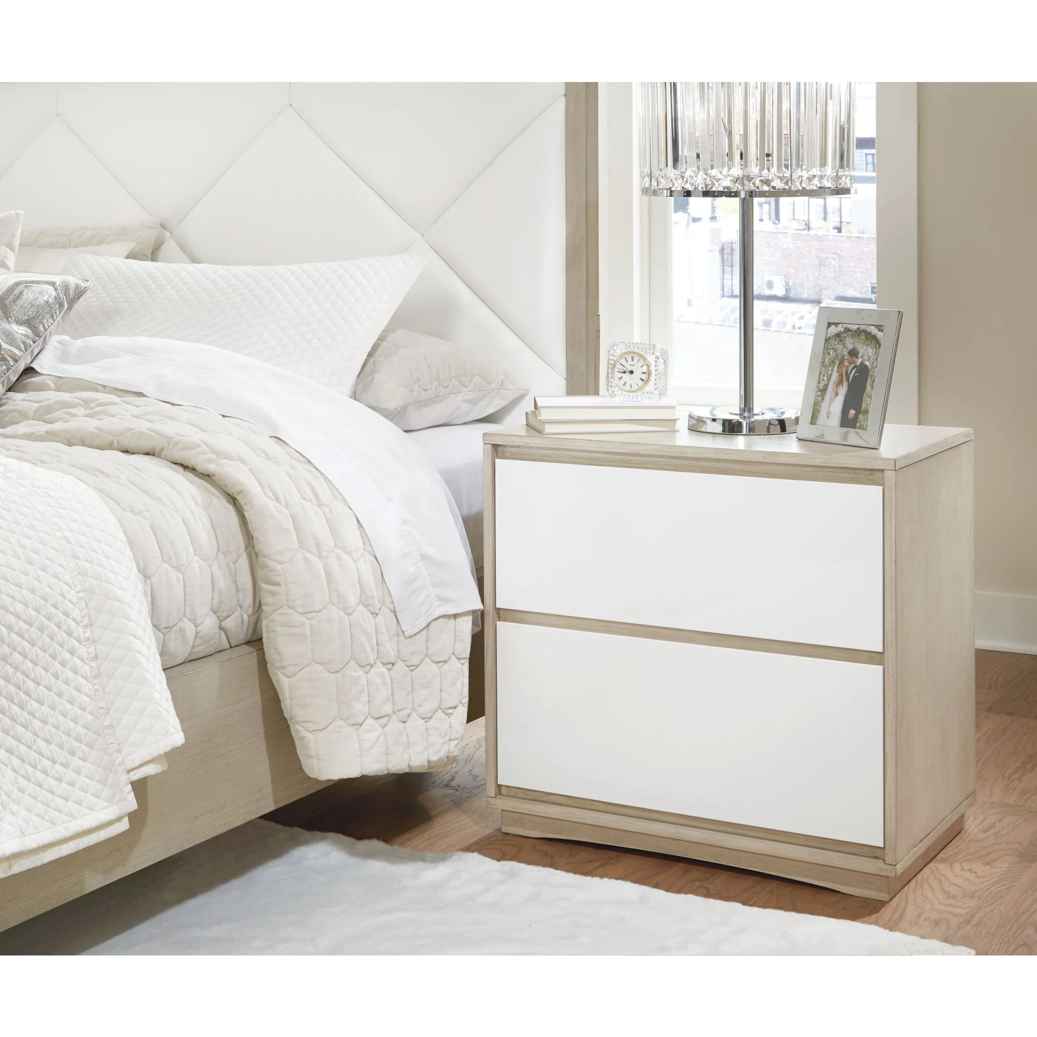 Wendora Two Drawer Nightstand - Image 2