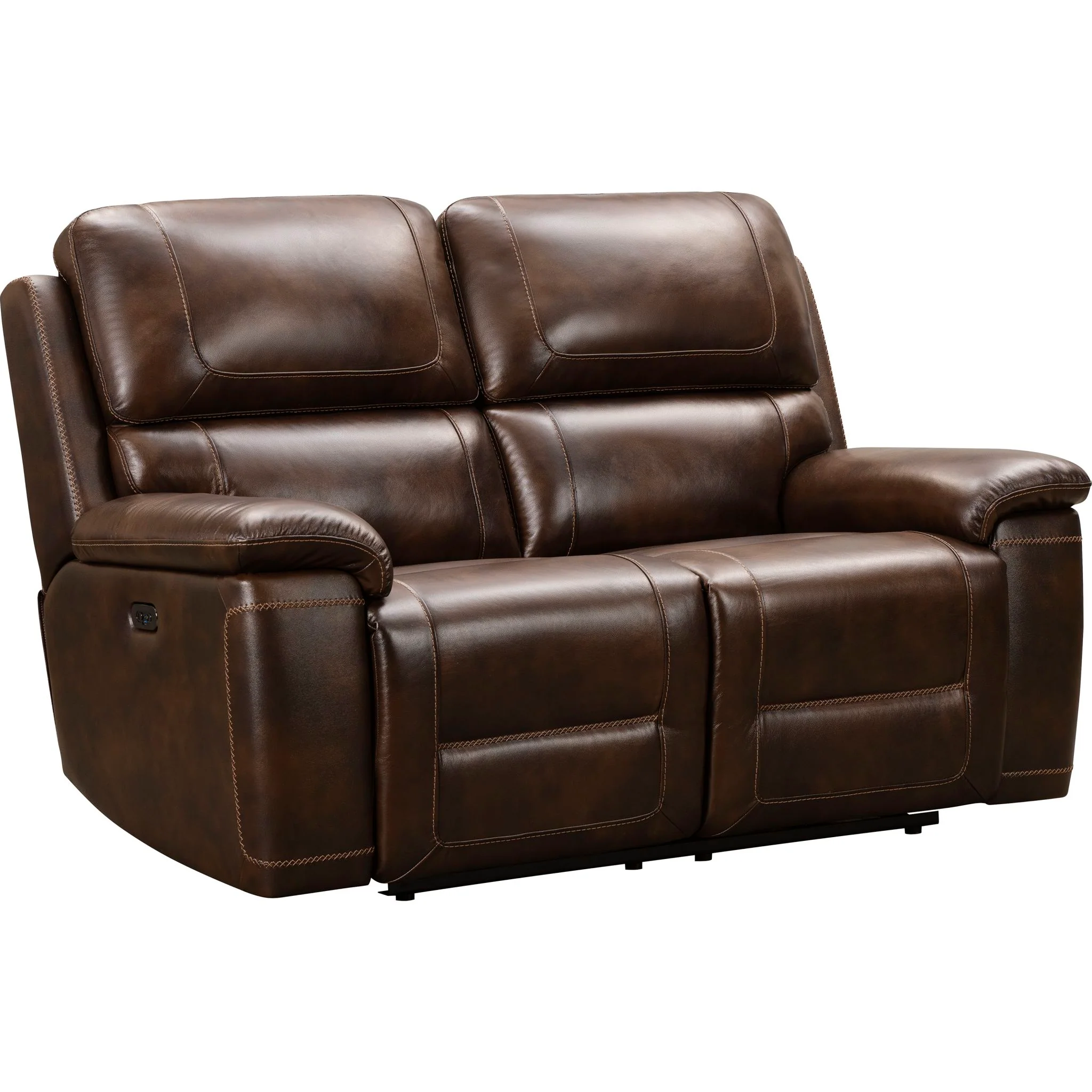 Wentler Power Reclining Loveseat with Adjustable Headrest - Image 2