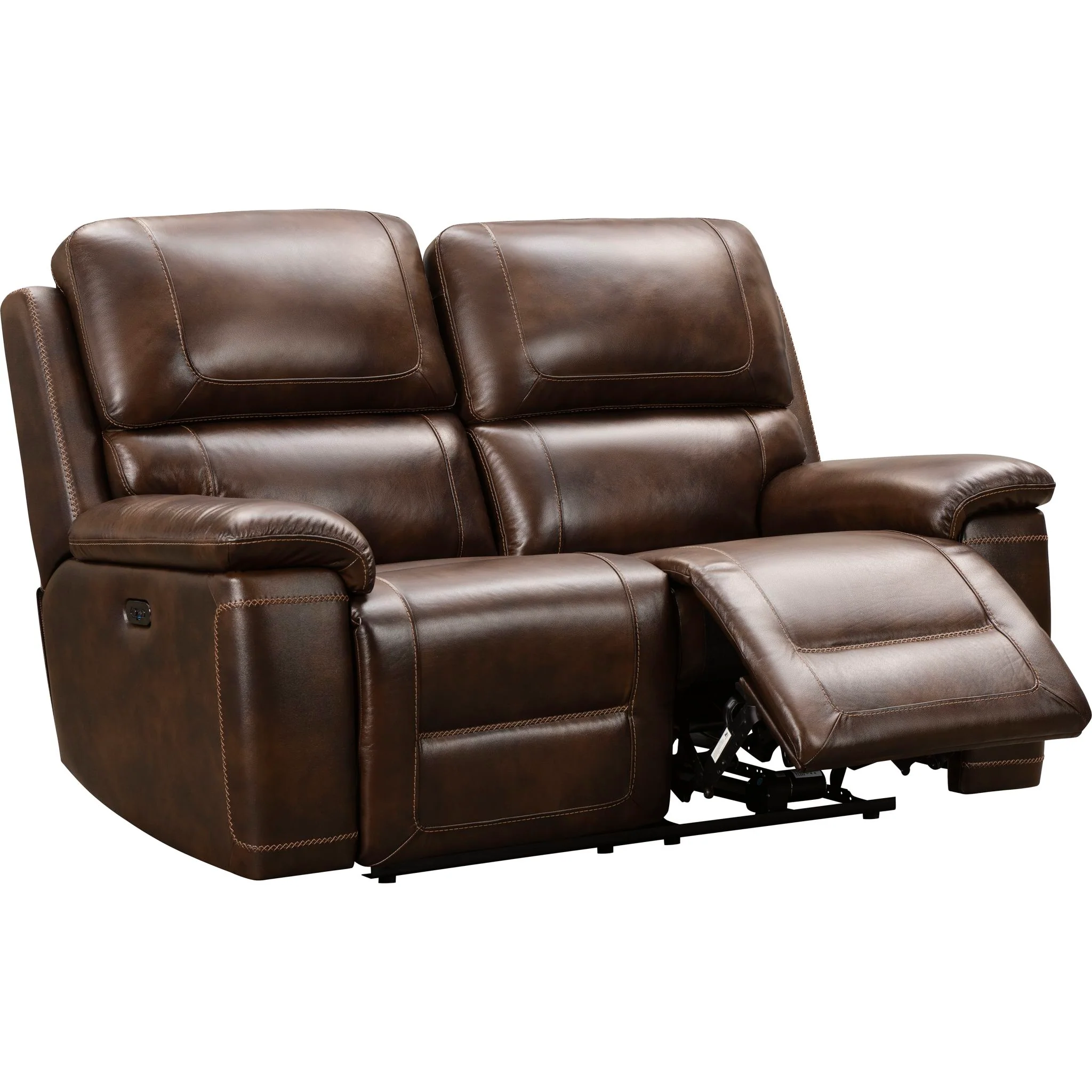 Wentler Power Reclining Loveseat with Adjustable Headrest - Image 3