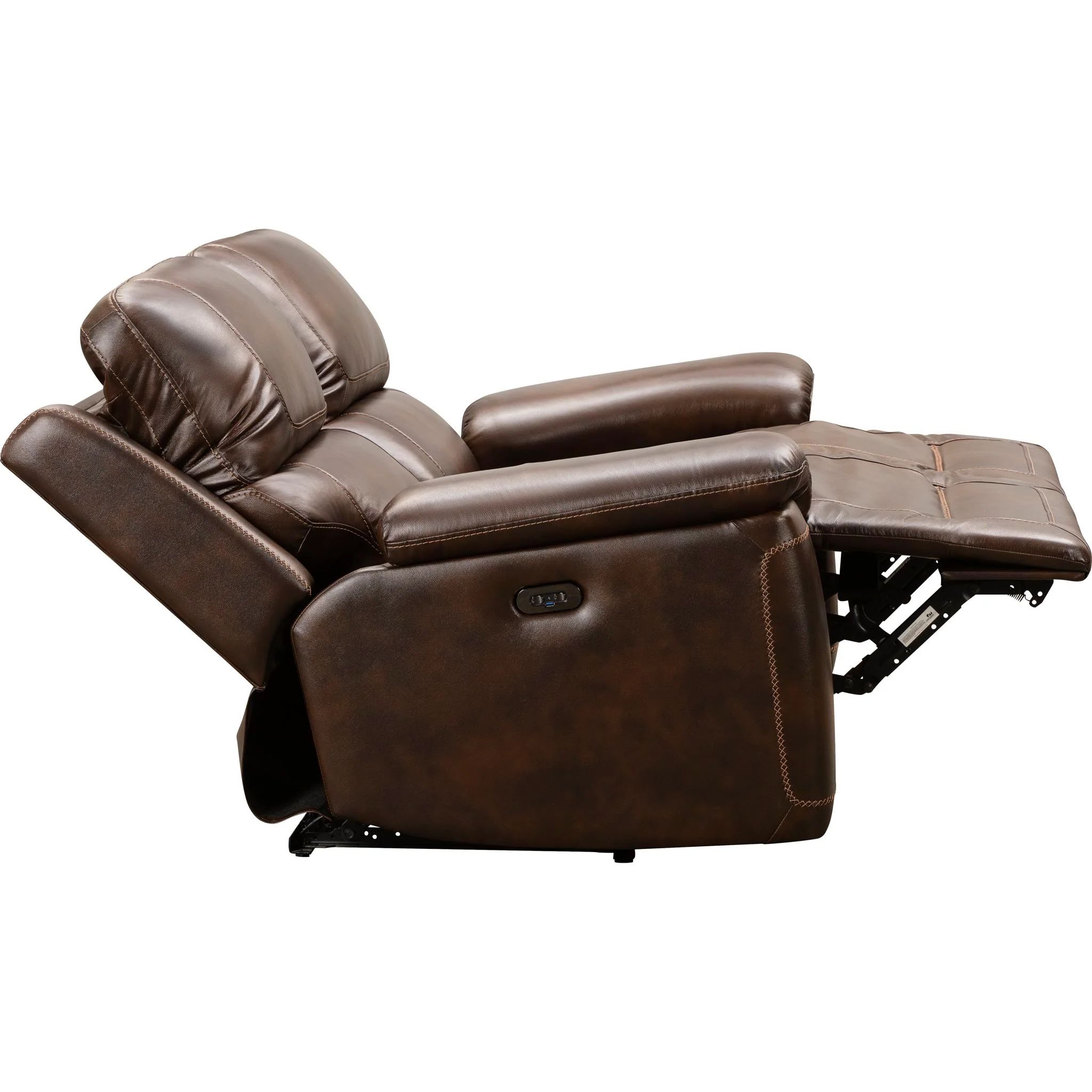 Wentler Power Reclining Loveseat with Adjustable Headrest - Image 6