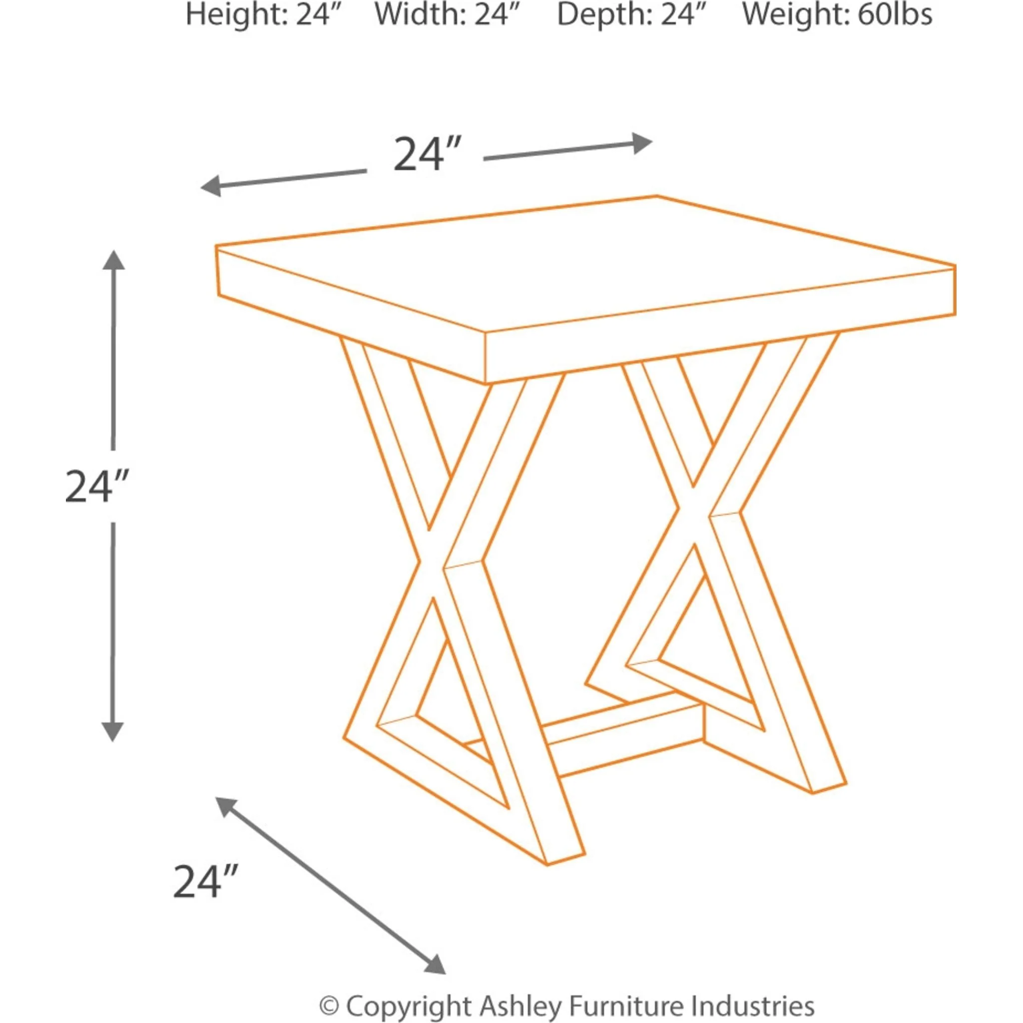 Wesling Square End Table - Image 7