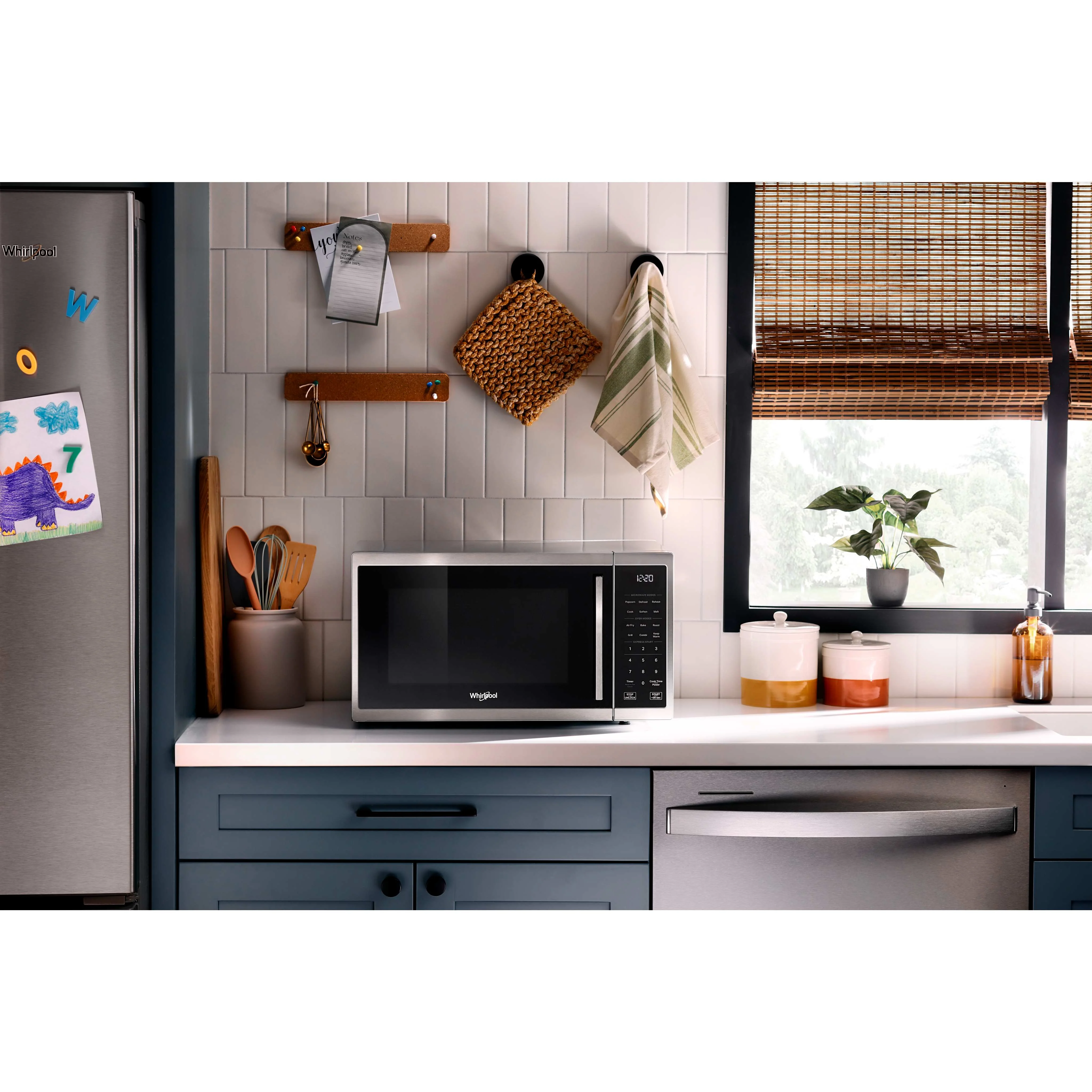 Whirlpool 1.0 cu. ft. Stainless Steel All-In-One Multifunctional Countertop Microwave With Air Fry - 900 watt -Stainless Steel (WMCS5522RS) - Image 11