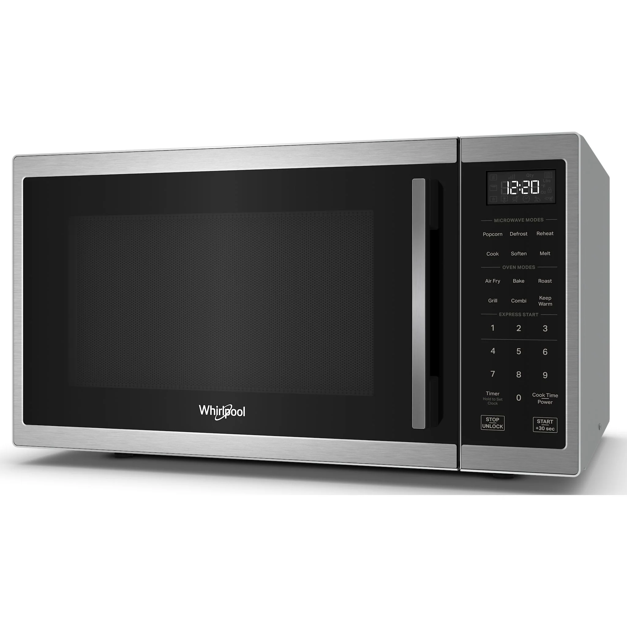 Whirlpool 1.0 cu. ft. Stainless Steel All-In-One Multifunctional Countertop Microwave With Air Fry - 900 watt -Stainless Steel (WMCS5522RS) - Image 2