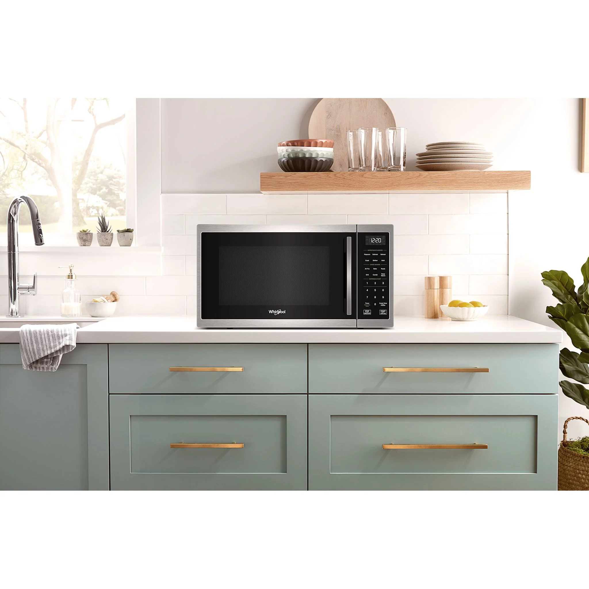 Whirlpool 1.0 cu. ft. Stainless Steel All-In-One Multifunctional Countertop Microwave With Air Fry - 900 watt -Stainless Steel (WMCS5522RS) - Image 9