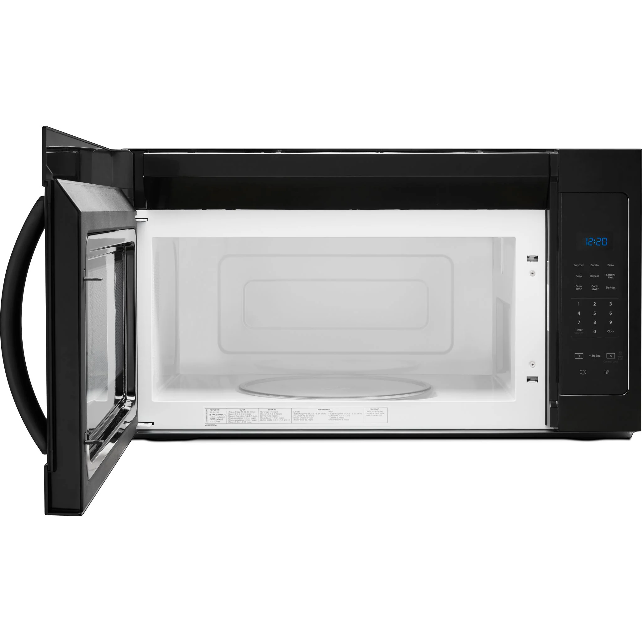 Whirlpool 1.7 cu. ft. Microwave Hood Combination with Electronic Touch Controls -Black (YWMH31017HB) - Image 2