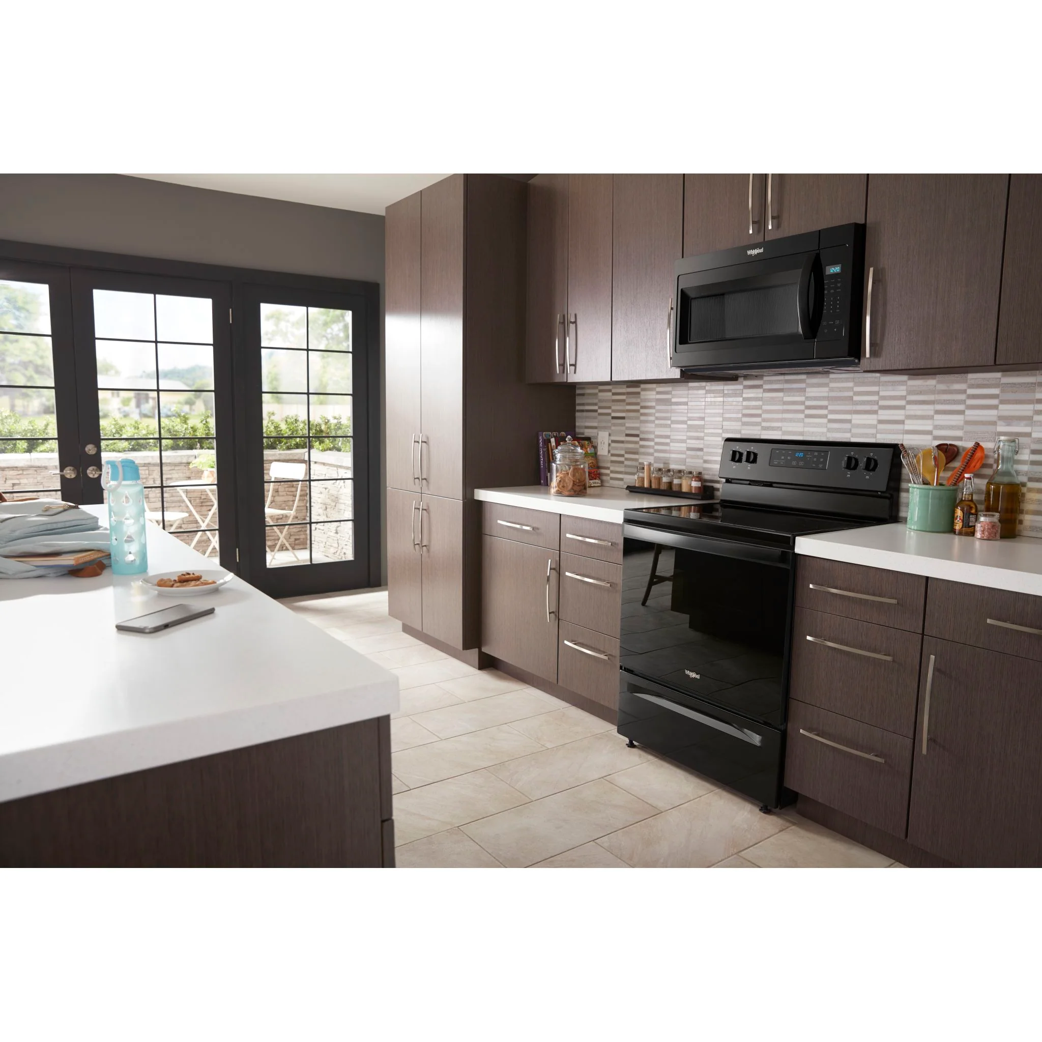 Whirlpool 1.7 cu. ft. Microwave Hood Combination with Electronic Touch Controls -Black (YWMH31017HB) - Image 6