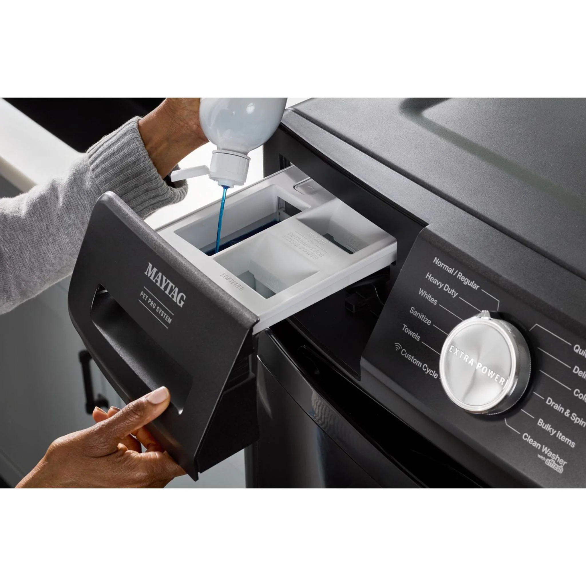 Whirlpool 15.5" (39.4 cm) Pedestal for Front Load Washer and Dryer with Storage -Midnight Steel (XHPC155RF) - Image 21