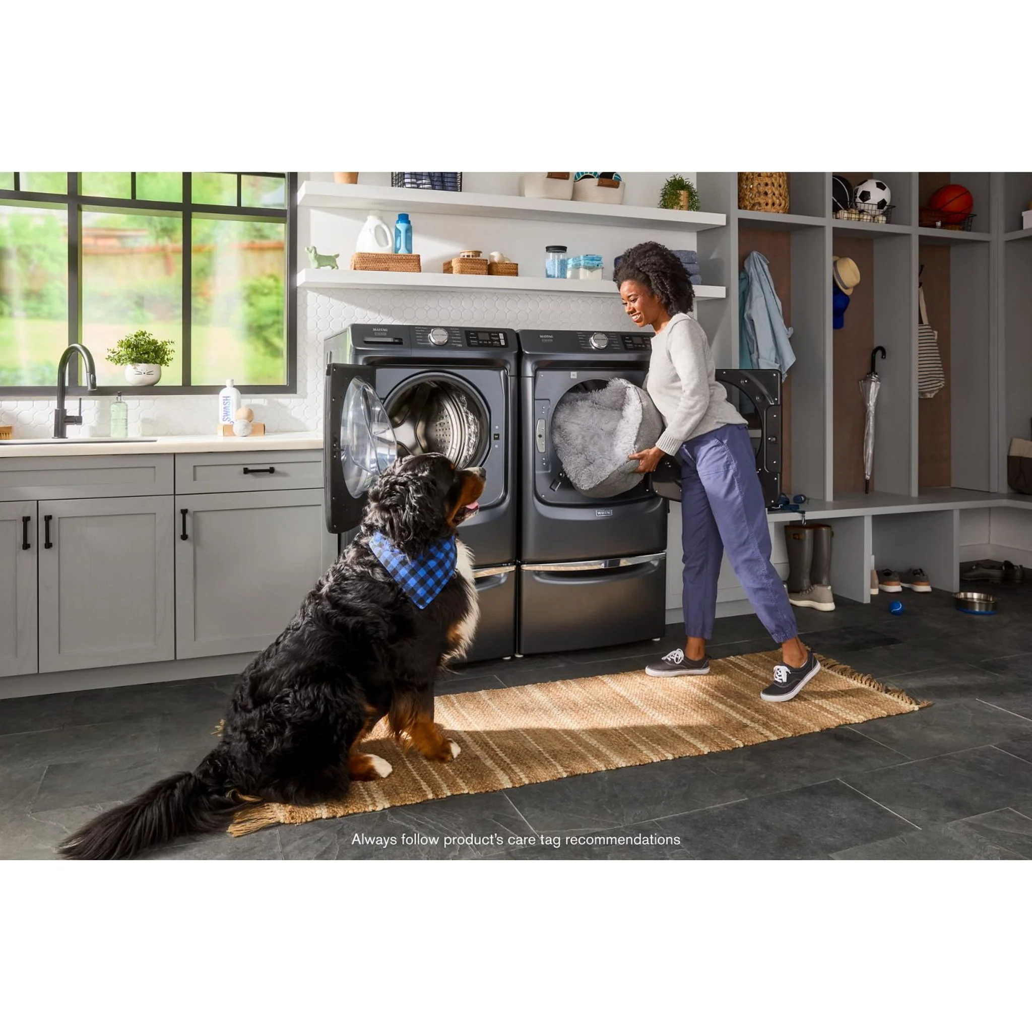 Whirlpool 15.5" (39.4 cm) Pedestal for Front Load Washer and Dryer with Storage -Midnight Steel (XHPC155RF) - Image 26
