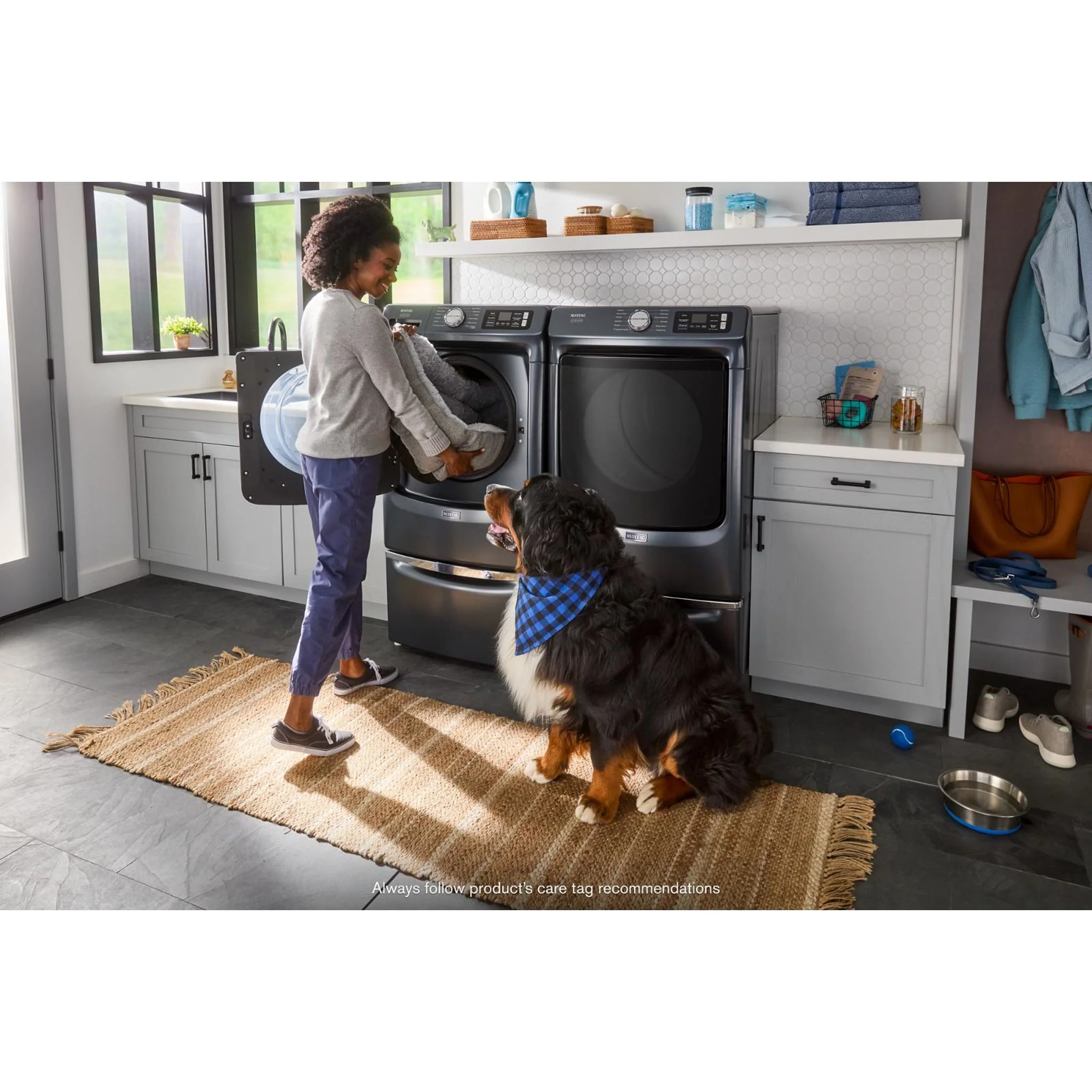 Whirlpool 15.5" (39.4 cm) Pedestal for Front Load Washer and Dryer with Storage -Midnight Steel (XHPC155RF) - Image 31