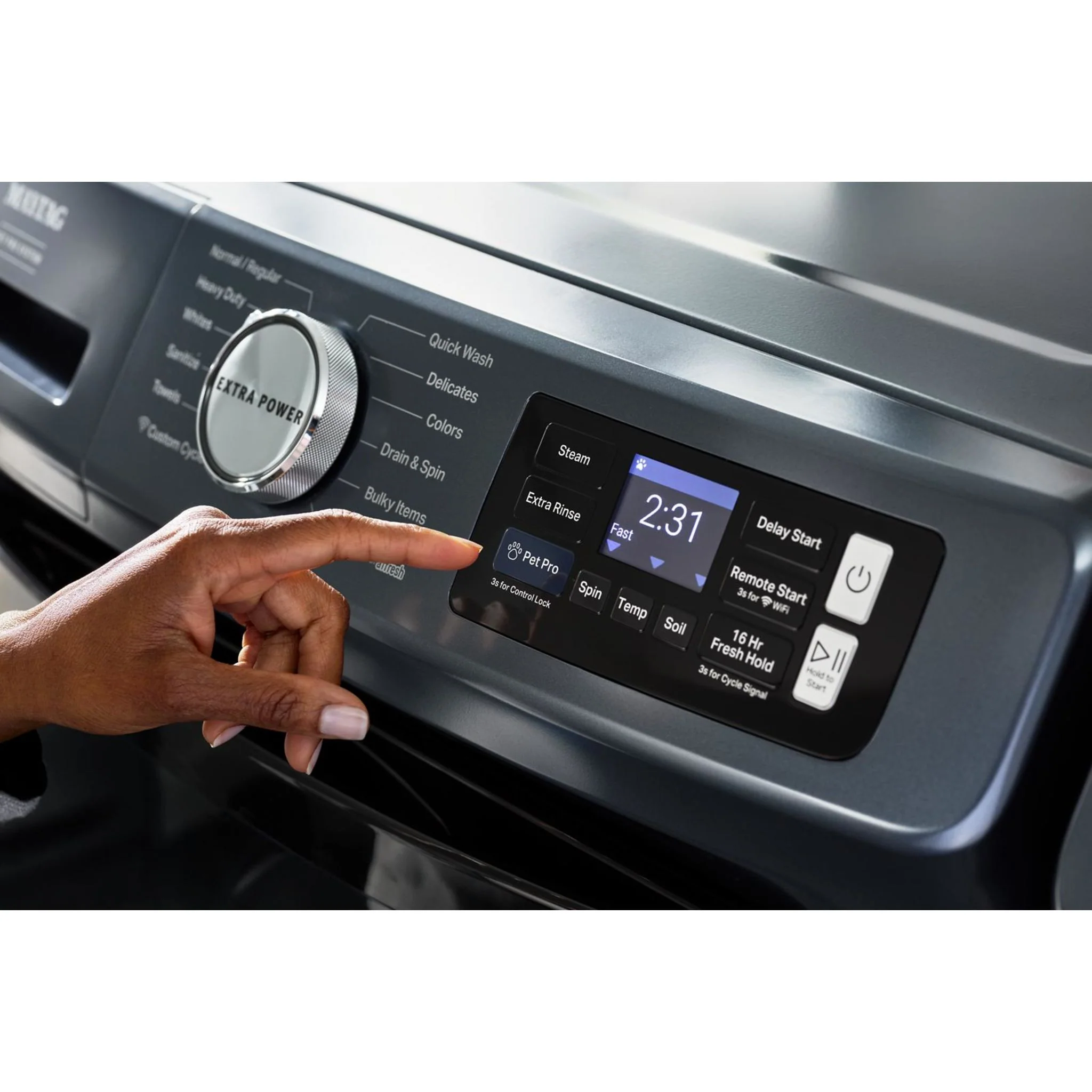 Whirlpool 15.5" (39.4 cm) Pedestal for Front Load Washer and Dryer with Storage -Midnight Steel (XHPC155RF) - Image 33