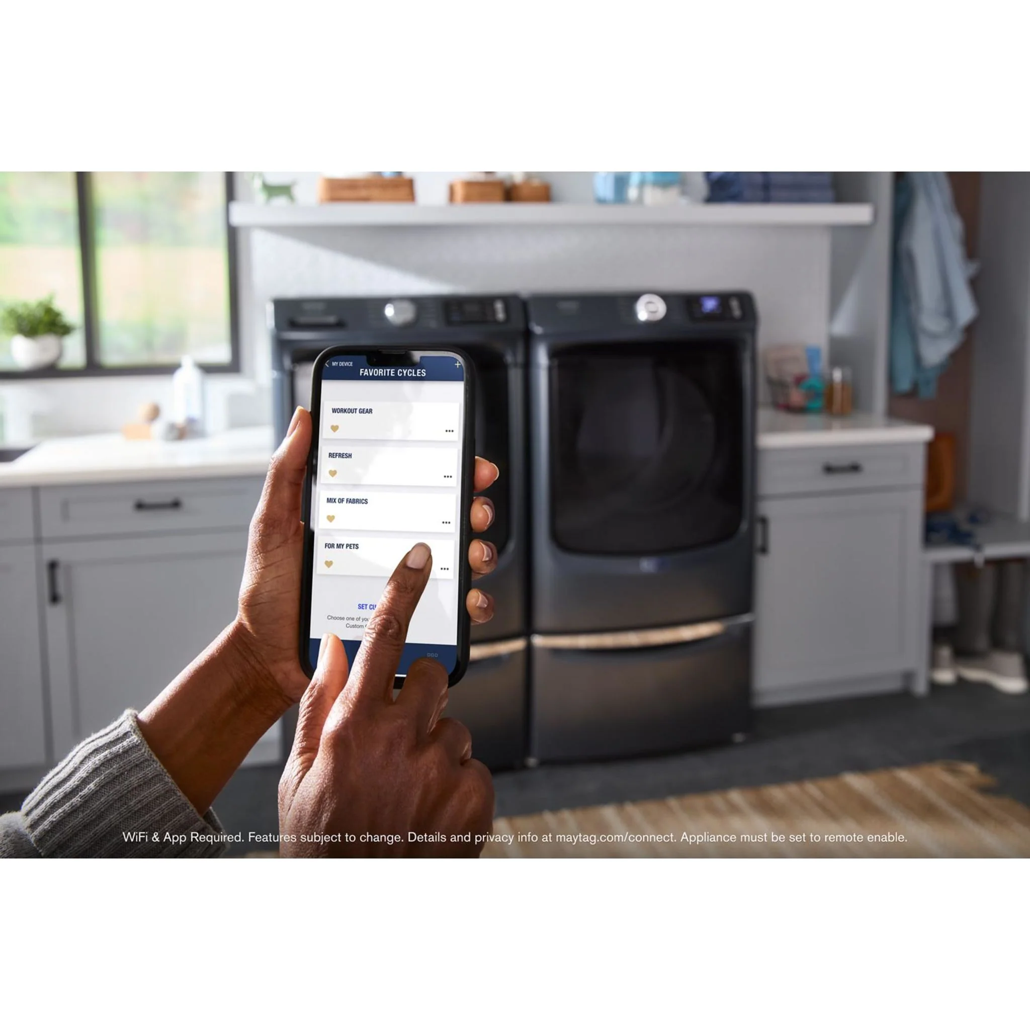 Whirlpool 15.5" (39.4 cm) Pedestal for Front Load Washer and Dryer with Storage -Midnight Steel (XHPC155RF) - Image 36