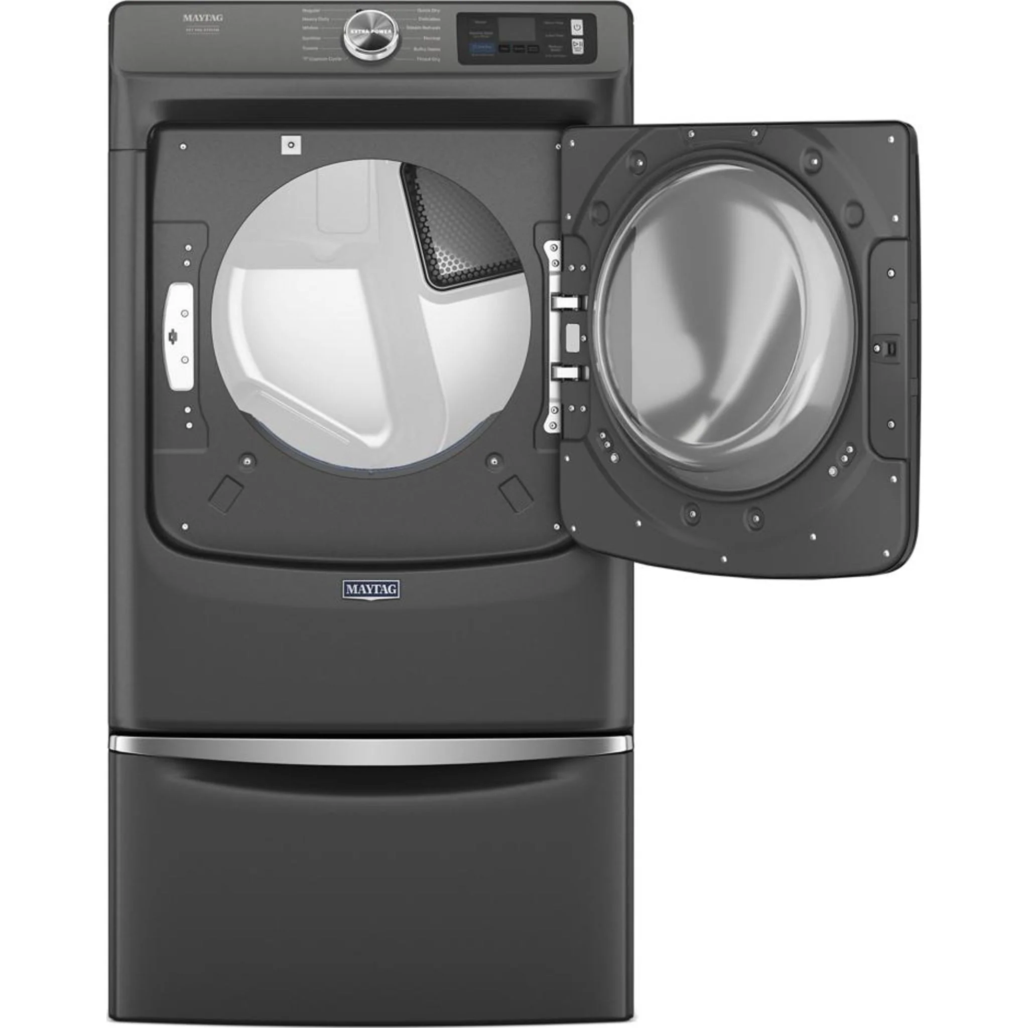 Whirlpool 15.5" Pedestal for Front Load Washer and Dryer with Storage -Volcano Black (XHPC155MBK) - Image 11