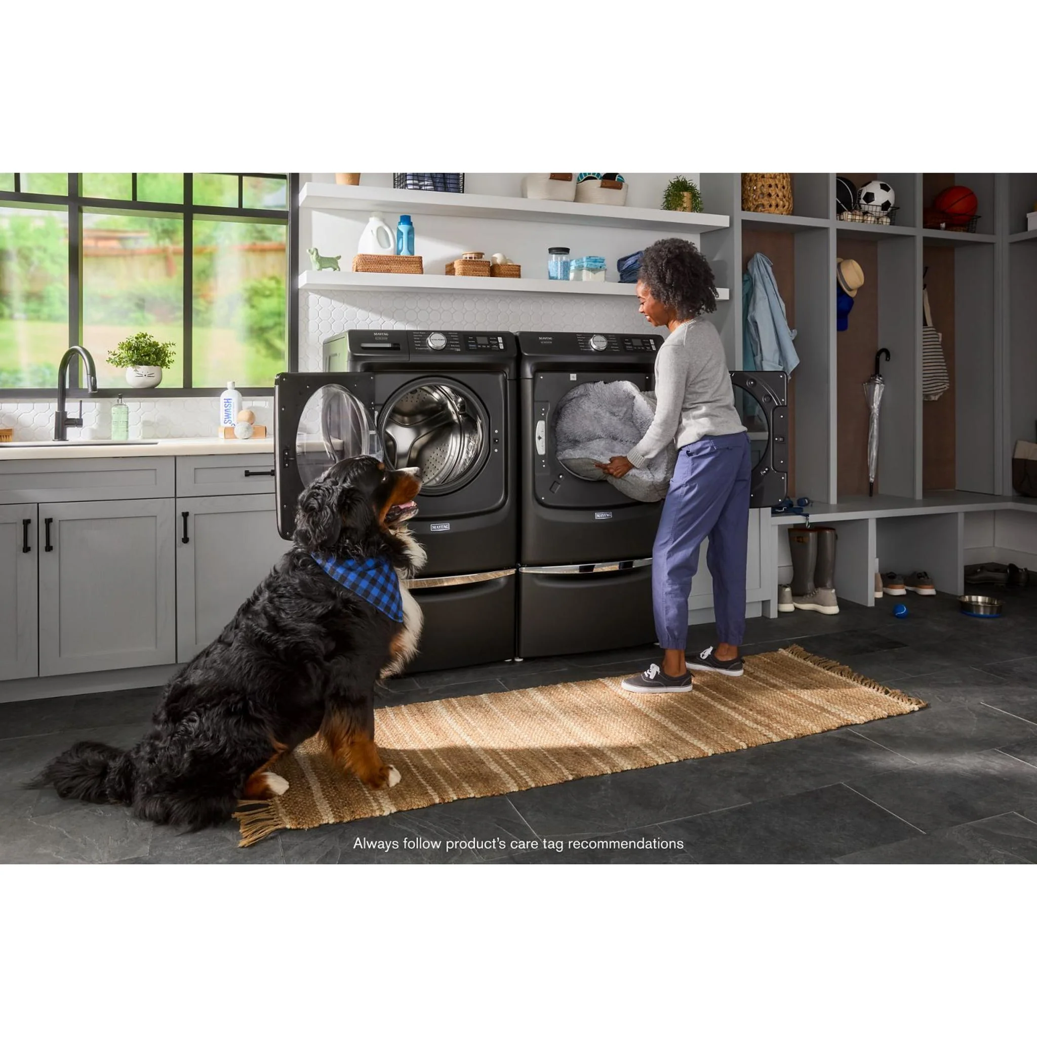 Whirlpool 15.5" Pedestal for Front Load Washer and Dryer with Storage -Volcano Black (XHPC155MBK) - Image 25