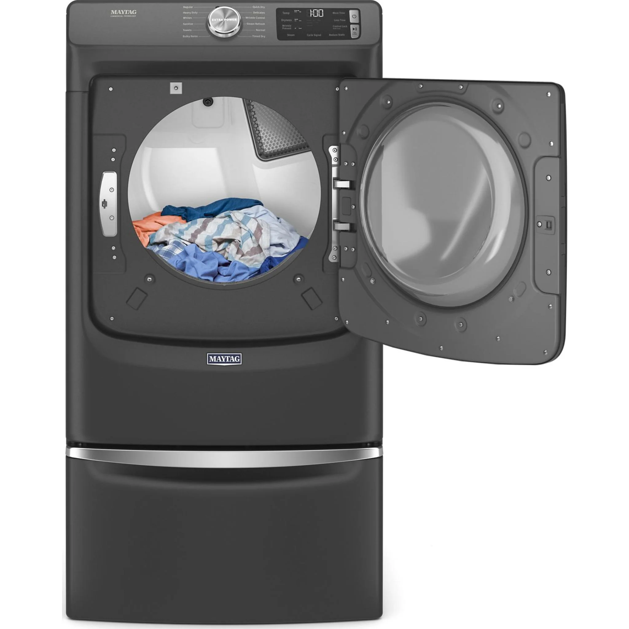 Whirlpool 15.5" Pedestal for Front Load Washer and Dryer with Storage -Volcano Black (XHPC155MBK) - Image 40