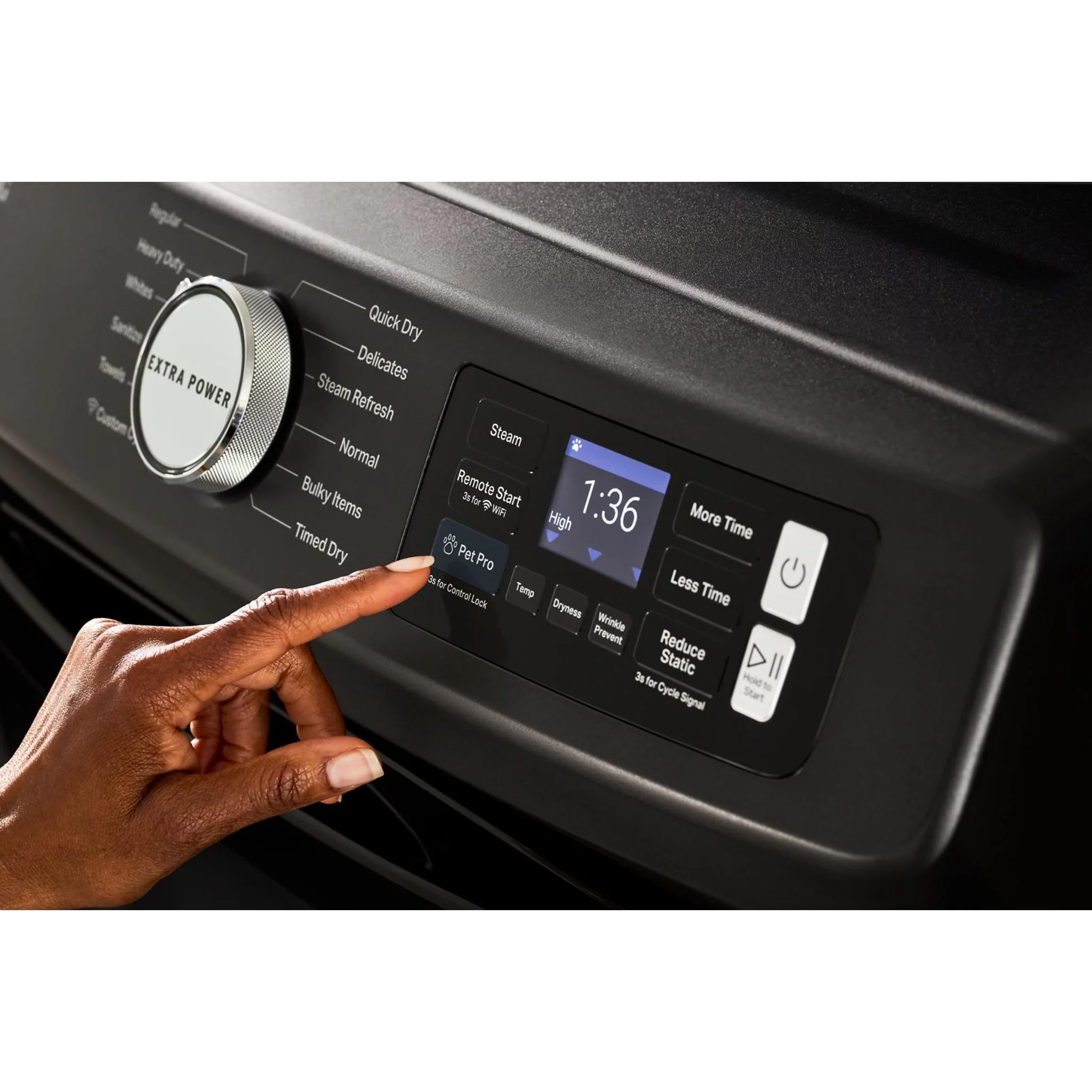 Whirlpool 15.5" Pedestal for Front Load Washer and Dryer with Storage -Volcano Black (XHPC155MBK) - Image 44