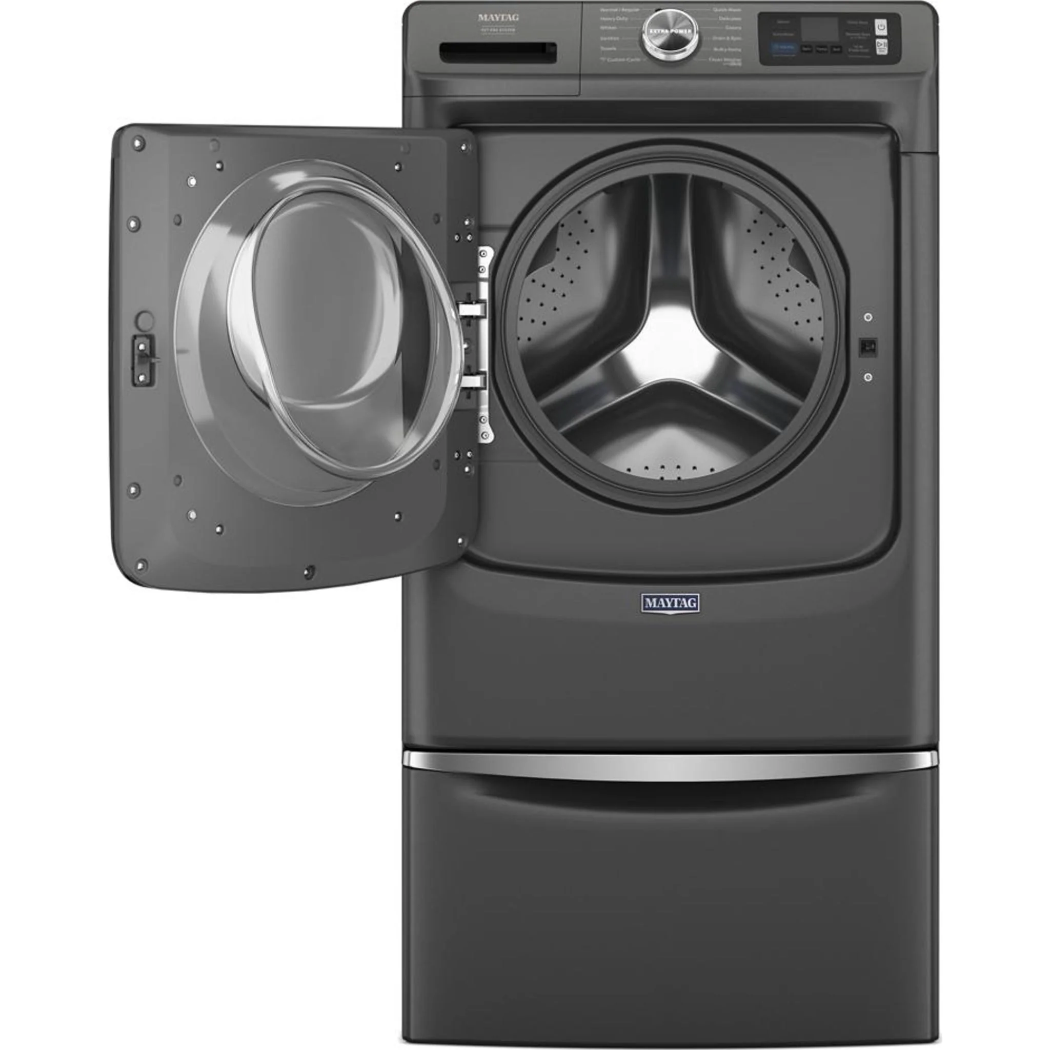 Whirlpool 15.5" Pedestal for Front Load Washer and Dryer with Storage -Volcano Black (XHPC155MBK) - Image 48