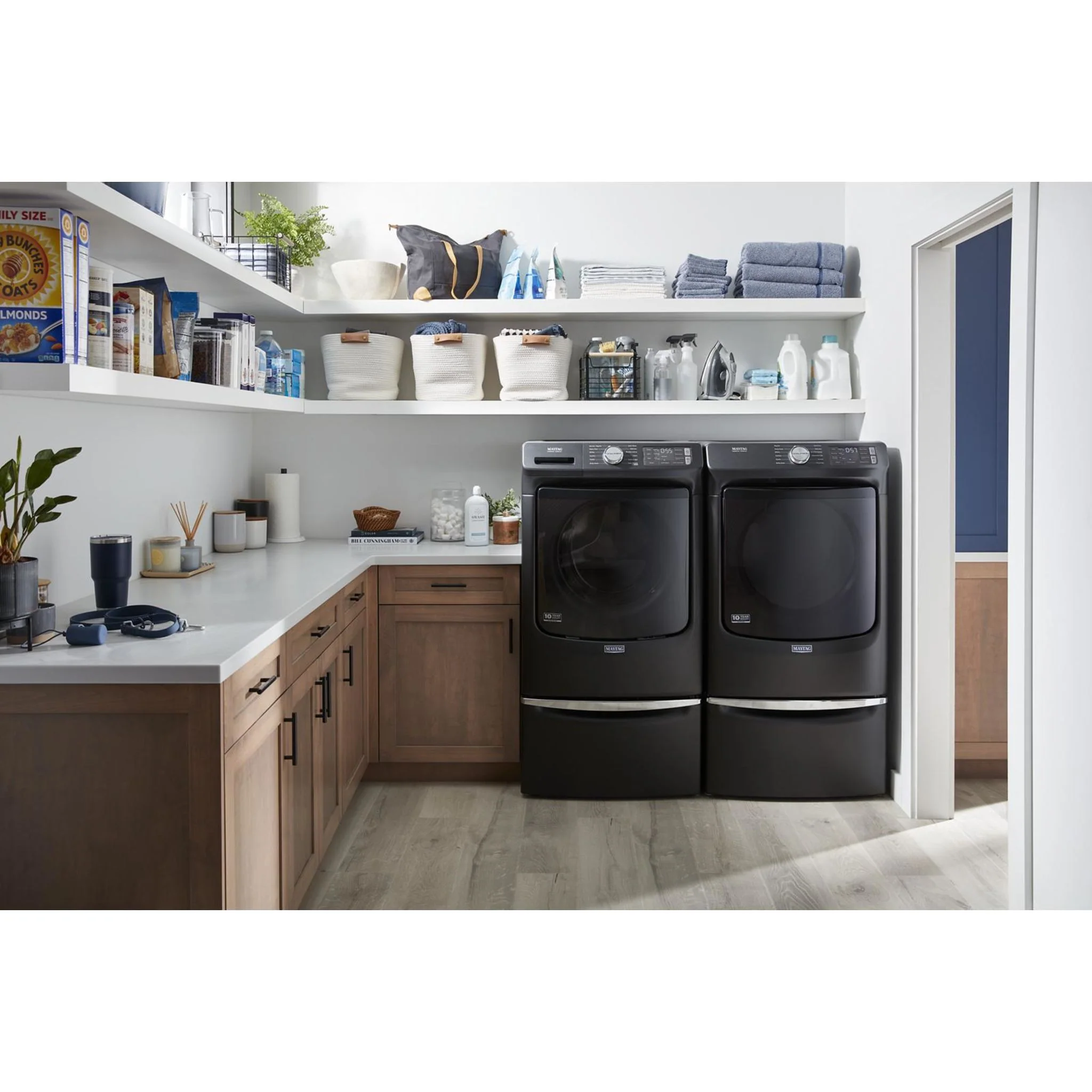 Whirlpool 15.5" Pedestal for Front Load Washer and Dryer with Storage -Volcano Black (XHPC155MBK) - Image 55