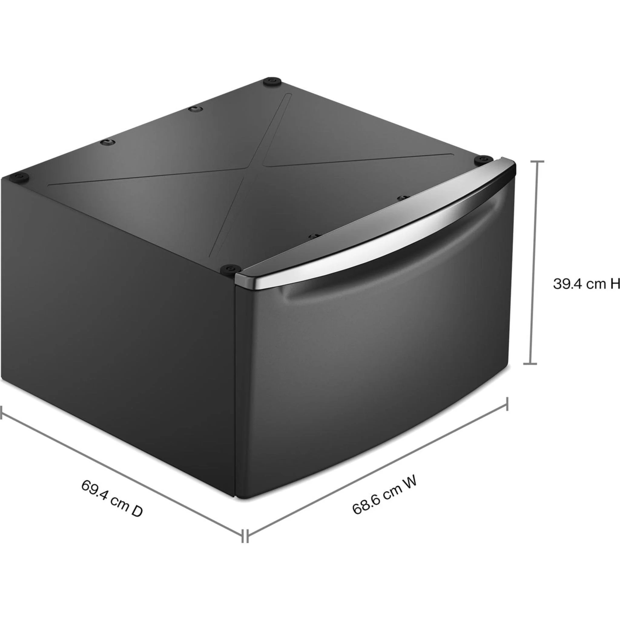 Whirlpool 15.5" Pedestal for Front Load Washer and Dryer with Storage -Volcano Black (XHPC155MBK) - Image 56