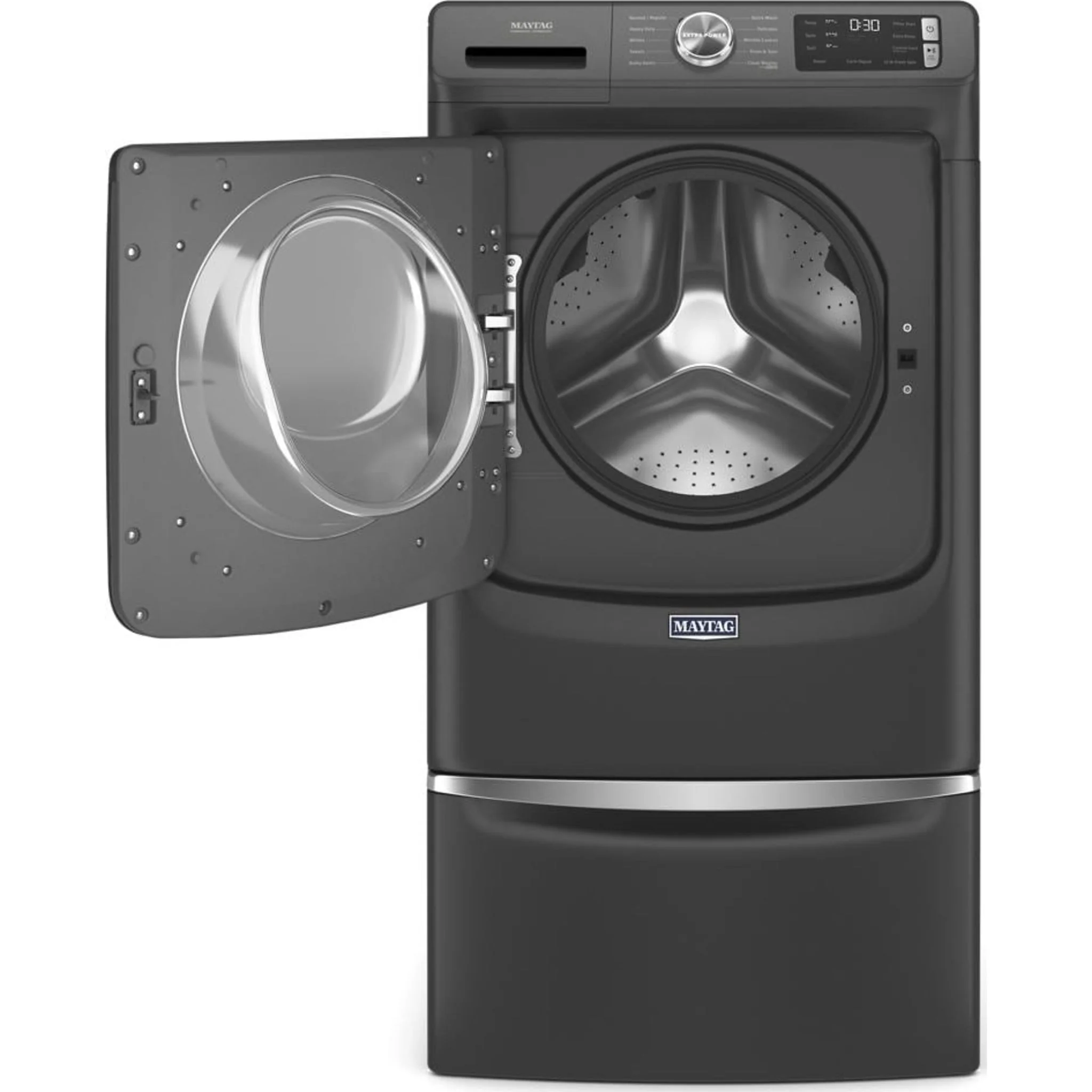 Whirlpool 15.5" Pedestal for Front Load Washer and Dryer with Storage -Volcano Black (XHPC155MBK) - Image 6