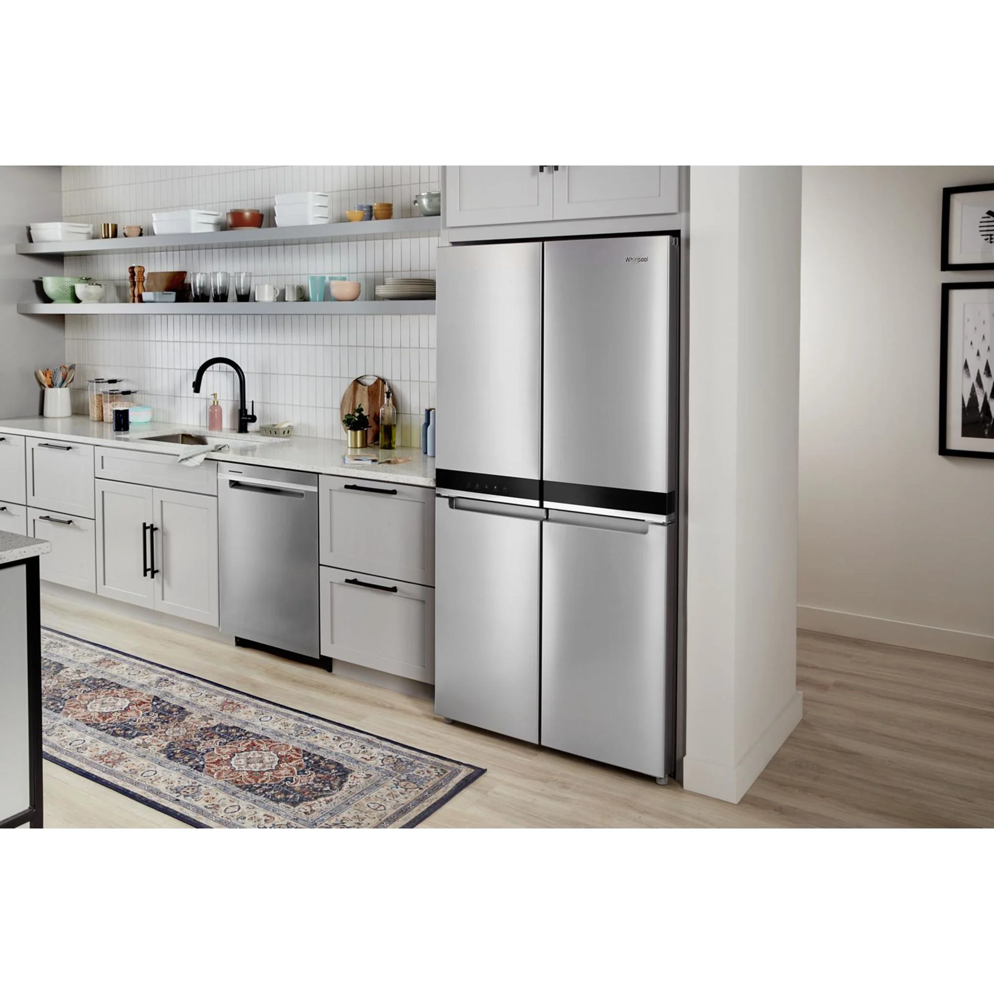 Whirlpool 36-inch Wide Counter Depth 4 Door Refrigerator - 19.4 cu. ft. -Fingerprint-Resistant Stainless Finish (WRQA59CNKZ) - Image 26
