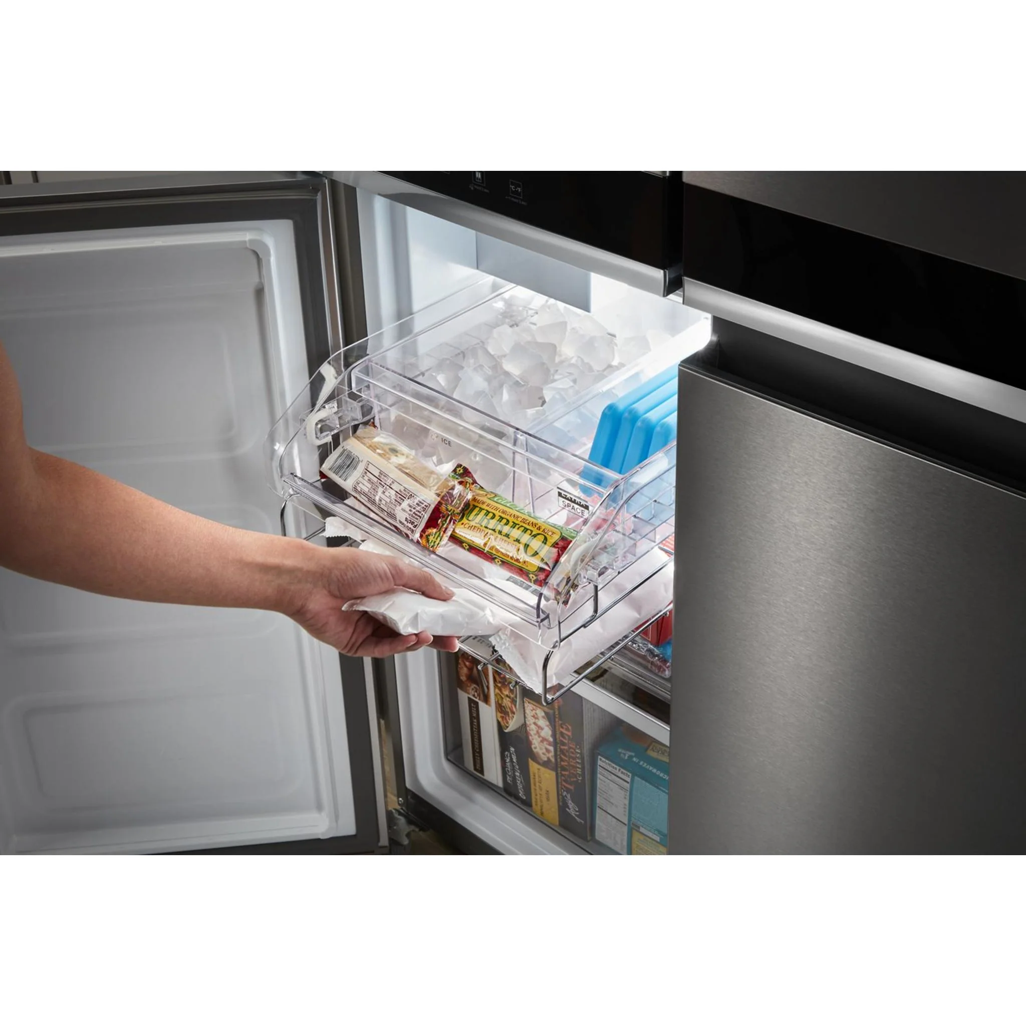 Whirlpool 36-inch Wide Counter Depth 4 Door Refrigerator - 19.4 cu. ft. -Fingerprint-Resistant Stainless Finish (WRQA59CNKZ) - Image 35