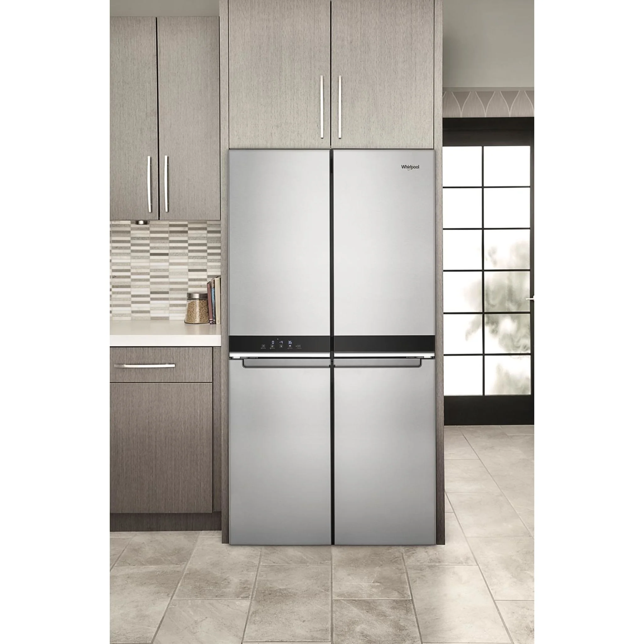 Whirlpool 36-inch Wide Counter Depth 4 Door Refrigerator - 19.4 cu. ft. -Fingerprint-Resistant Stainless Finish (WRQA59CNKZ) - Image 37