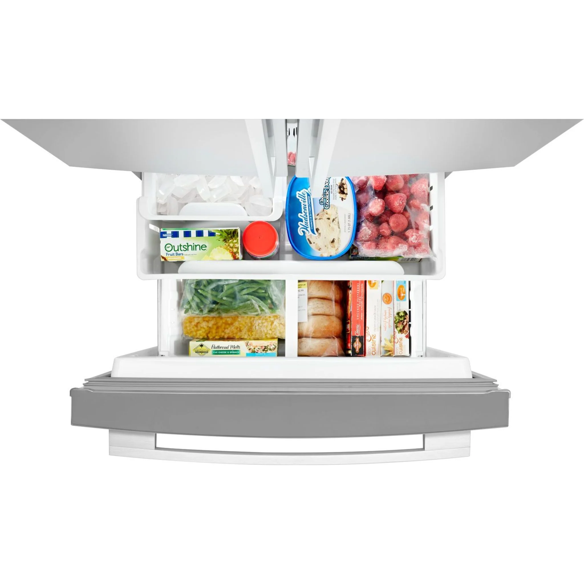 Whirlpool 30-inch Wide French Door Refrigerator - 20 cu. ft. -White (WRF560SEHW) - Image 21